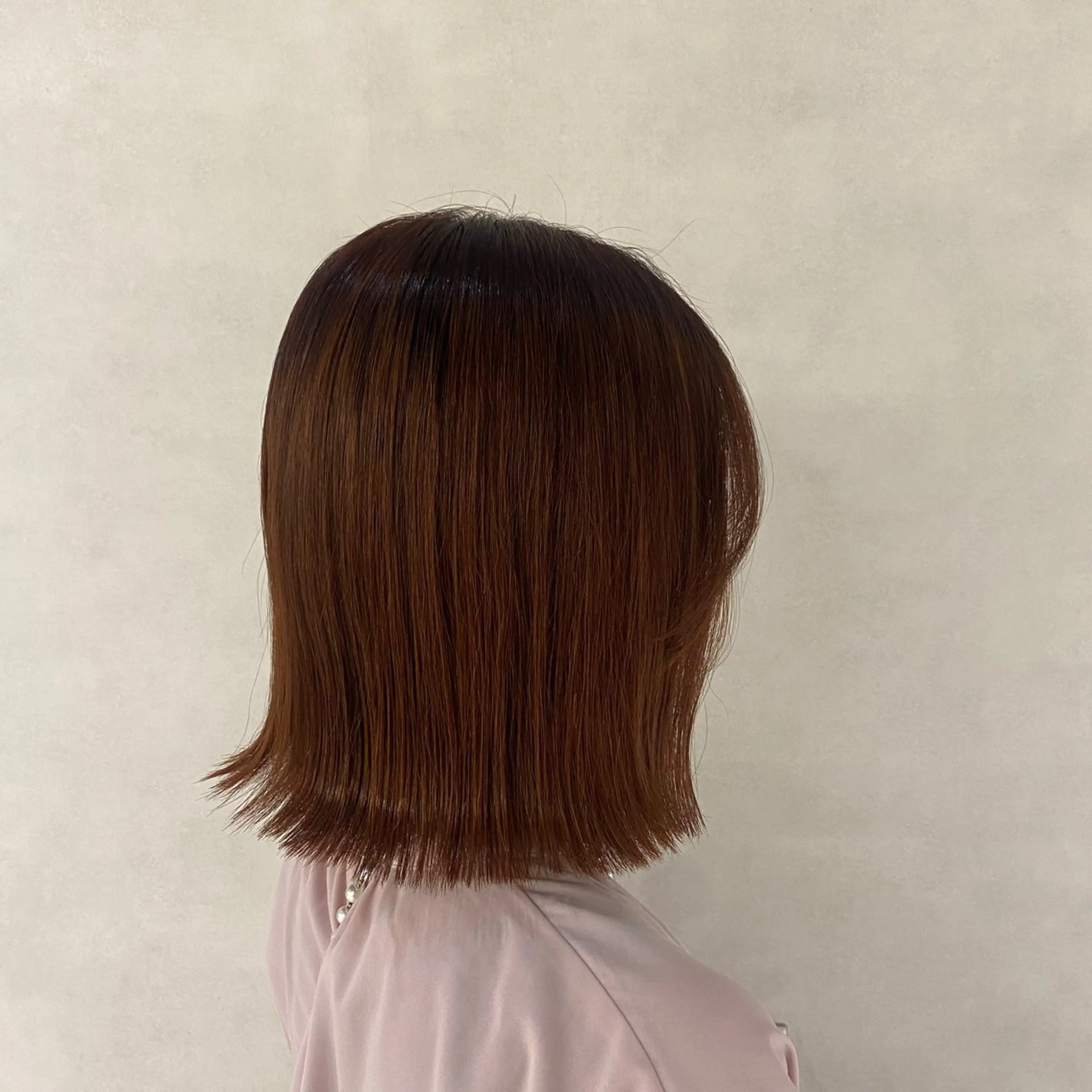 ショート オレンジブラウン さよ 🌼西梅田美容室のヘアスタイル