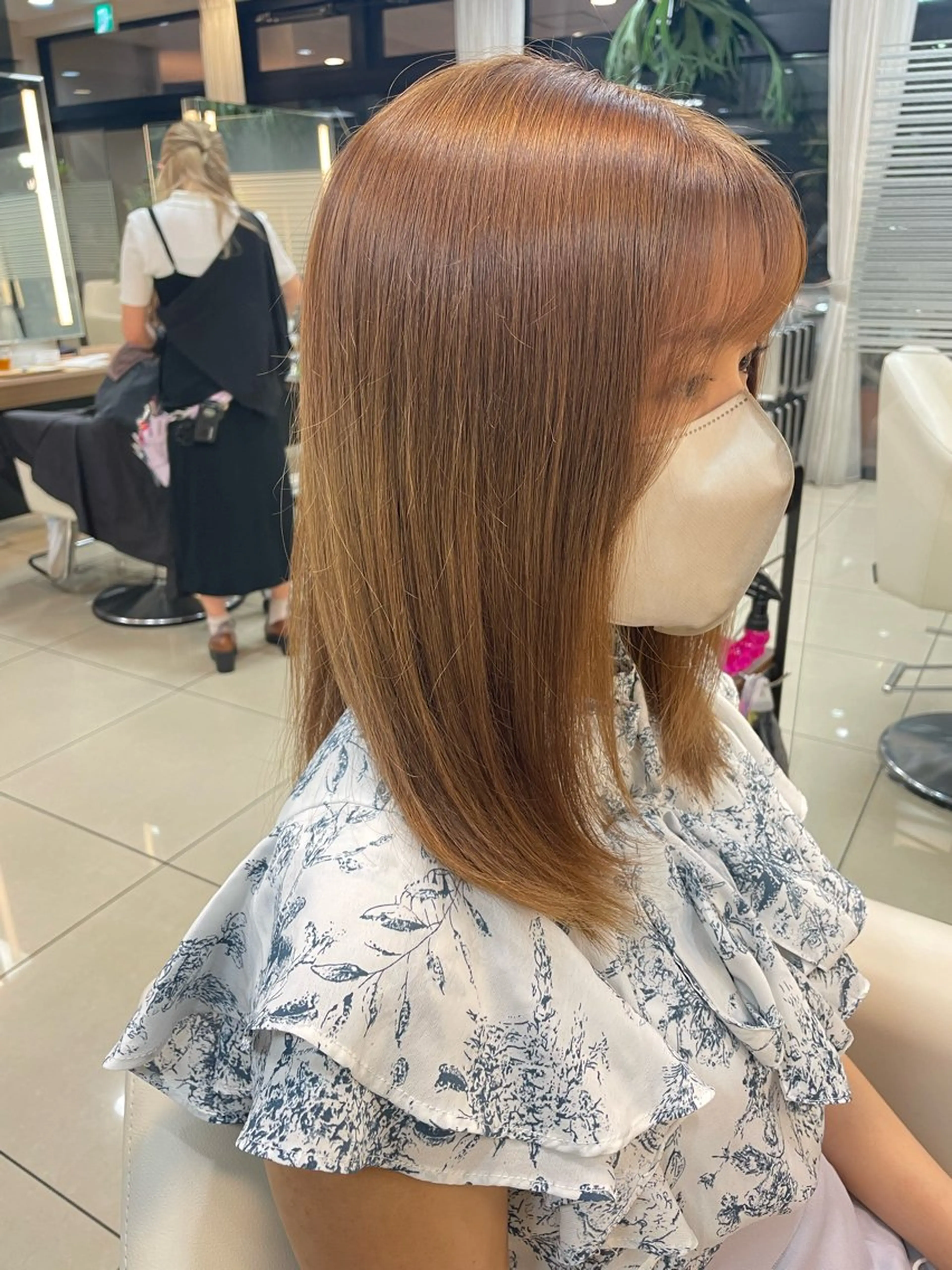 ミディアム カット ヘアカラー トリートメント haf店長 ✂︎タカハシレン✂︎のヘアスタイル
