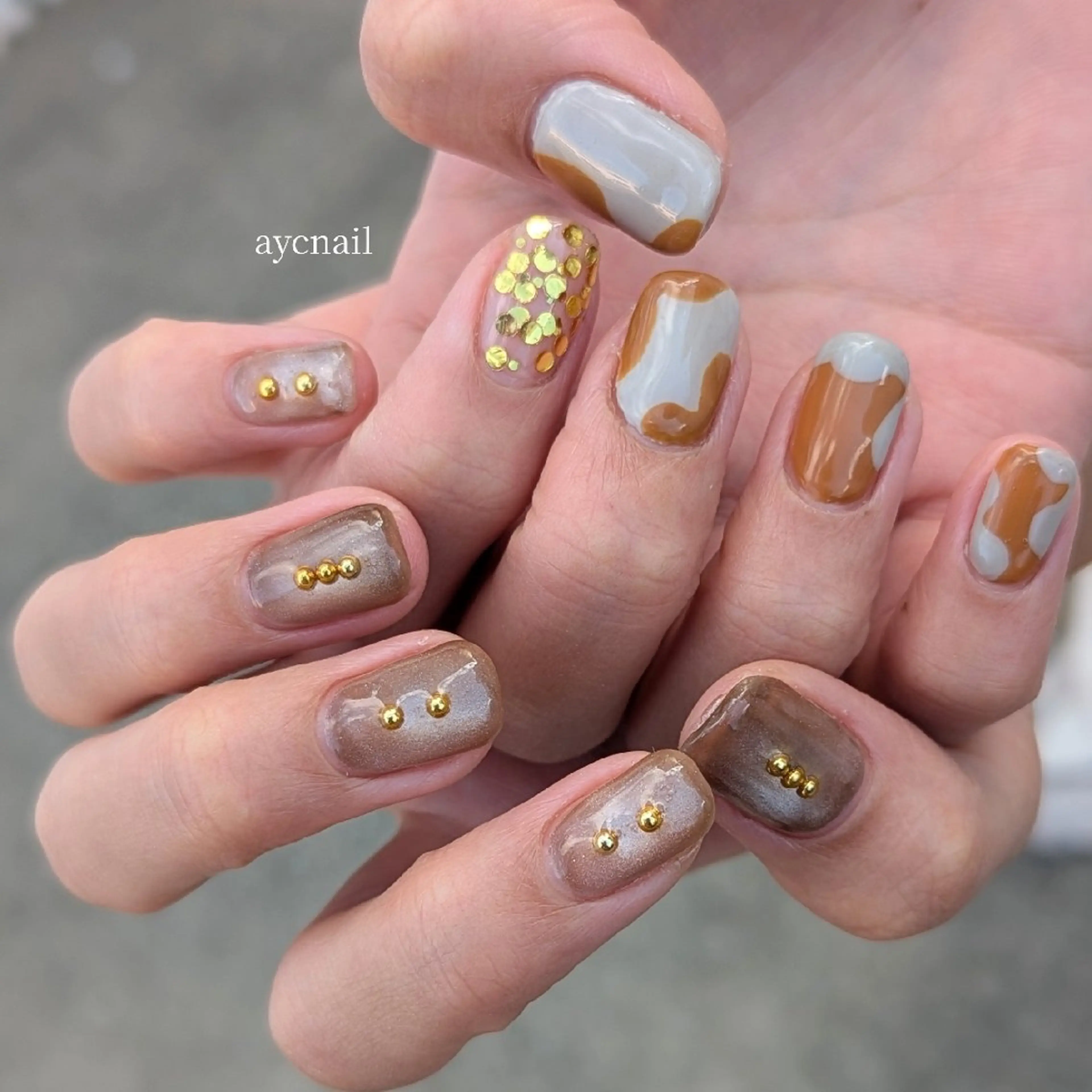 ネイル ハンドネイル aycnail 　Ayakaのネイルデザイン