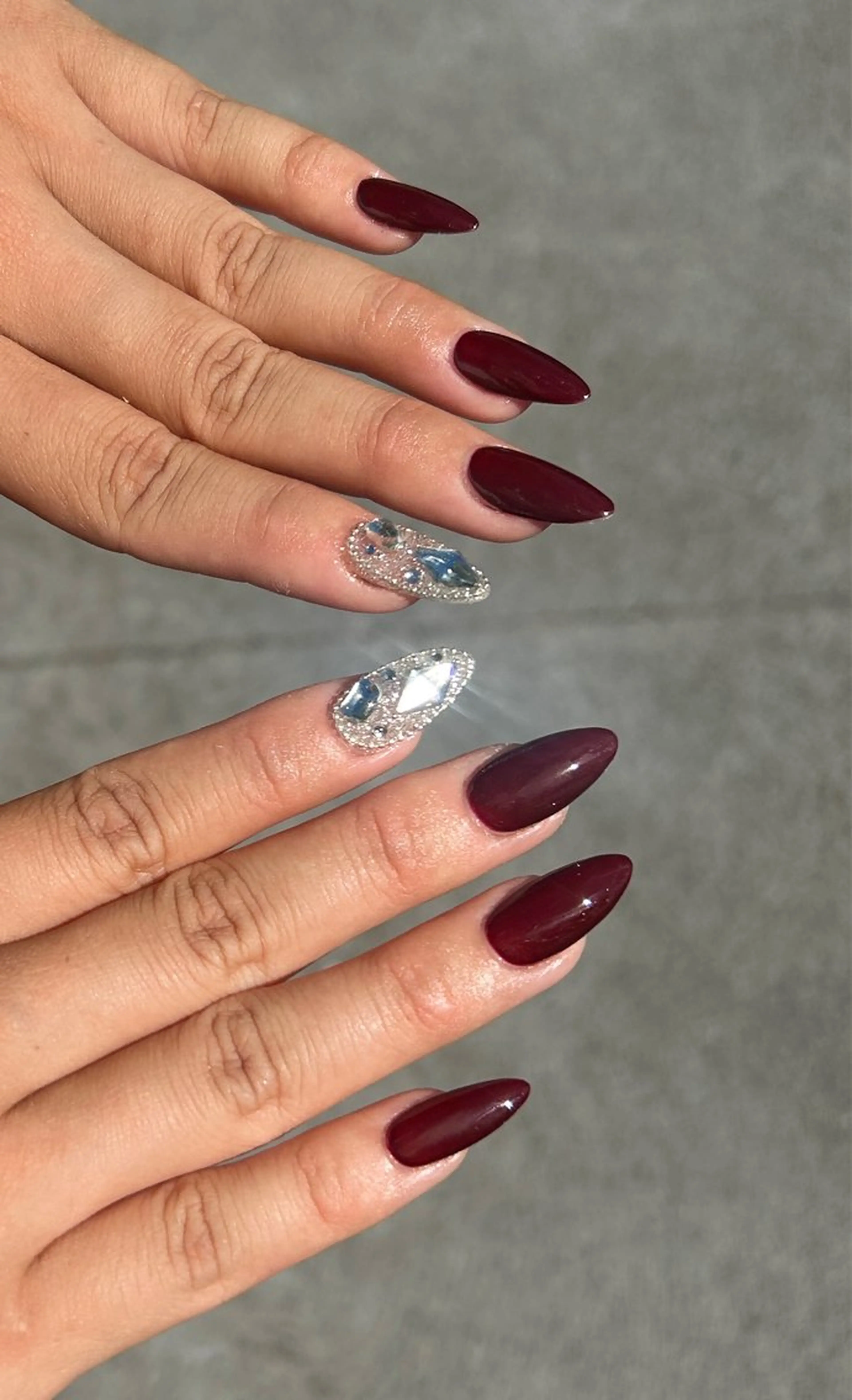 オフ無し　gel x シンプルデザインの写真