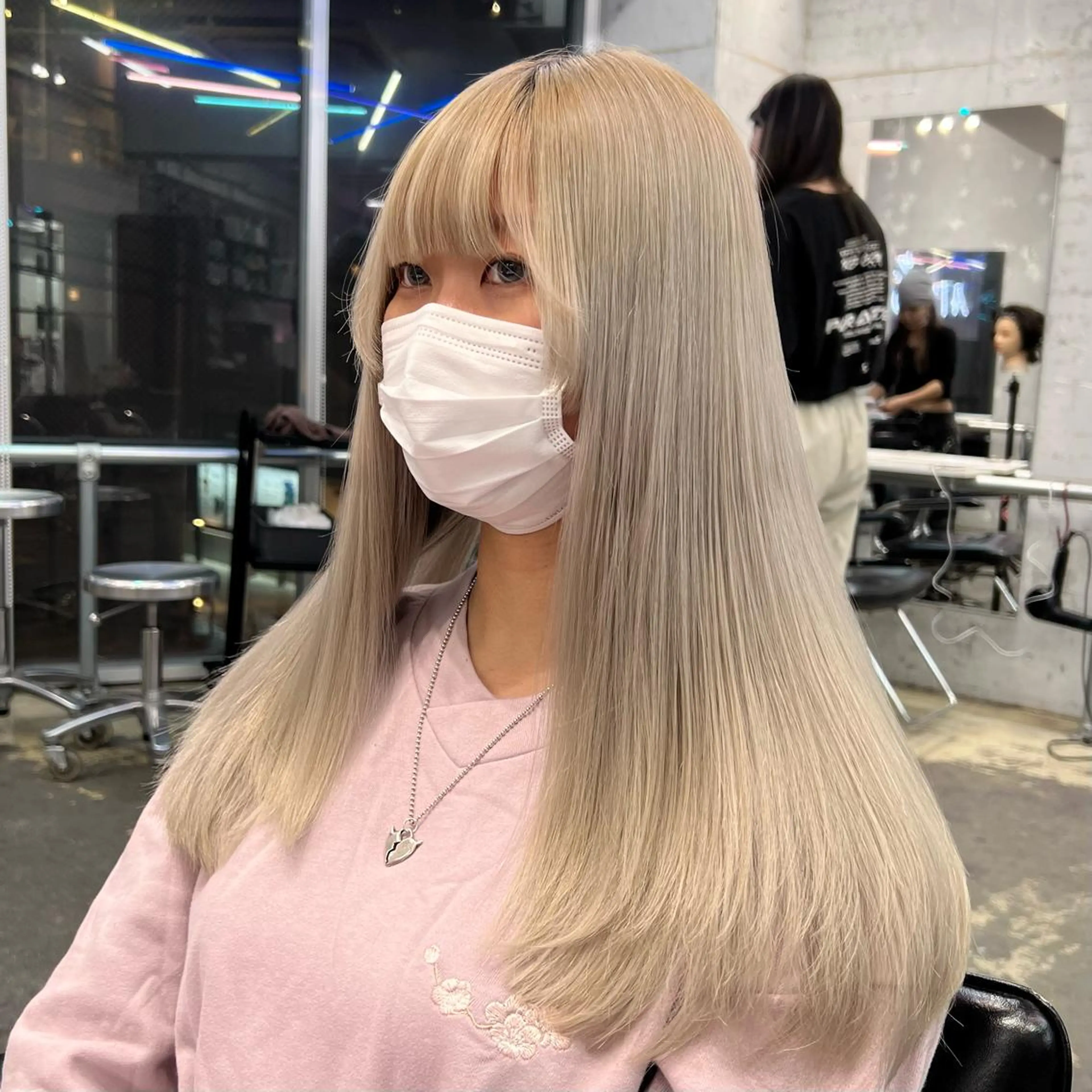 ロング 似合わせパーマ/ 艶髪矯正/文哉のヘアスタイル