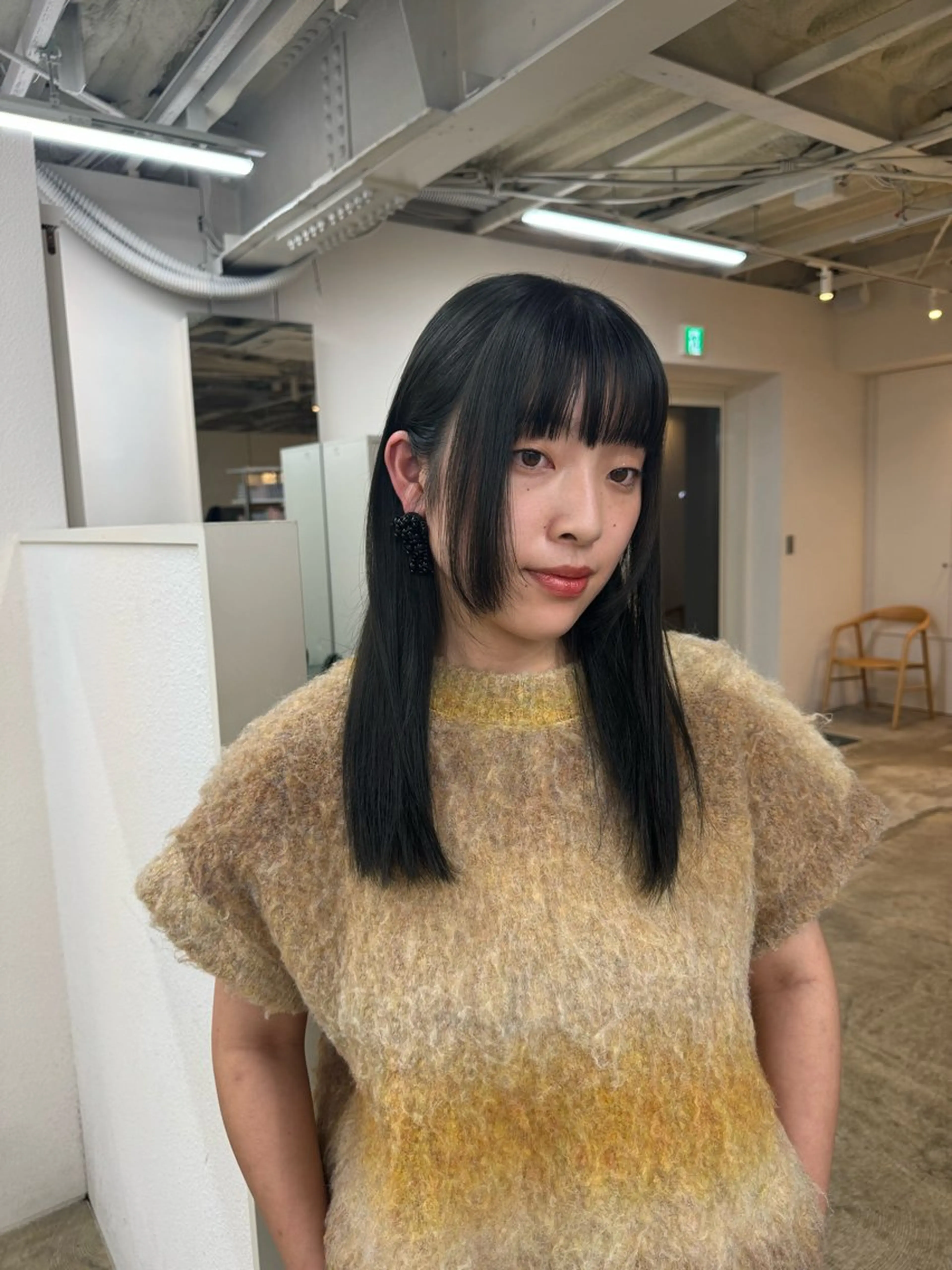 セミロング カラー fand / hinaのヘアスタイル