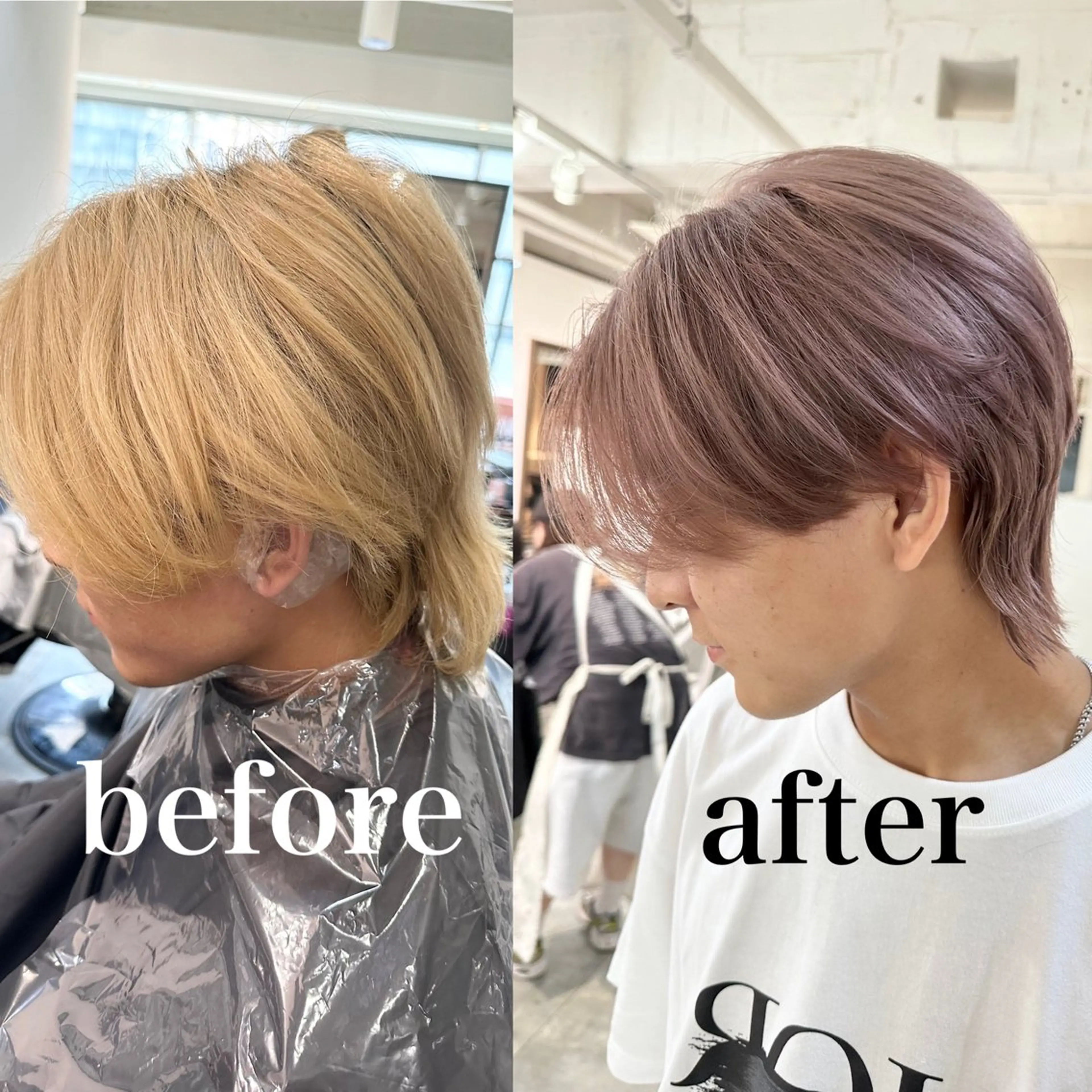 カラー メンズ カット ヘアカラー トリートメント 【バレイヤージュ】 kentoのヘアスタイル