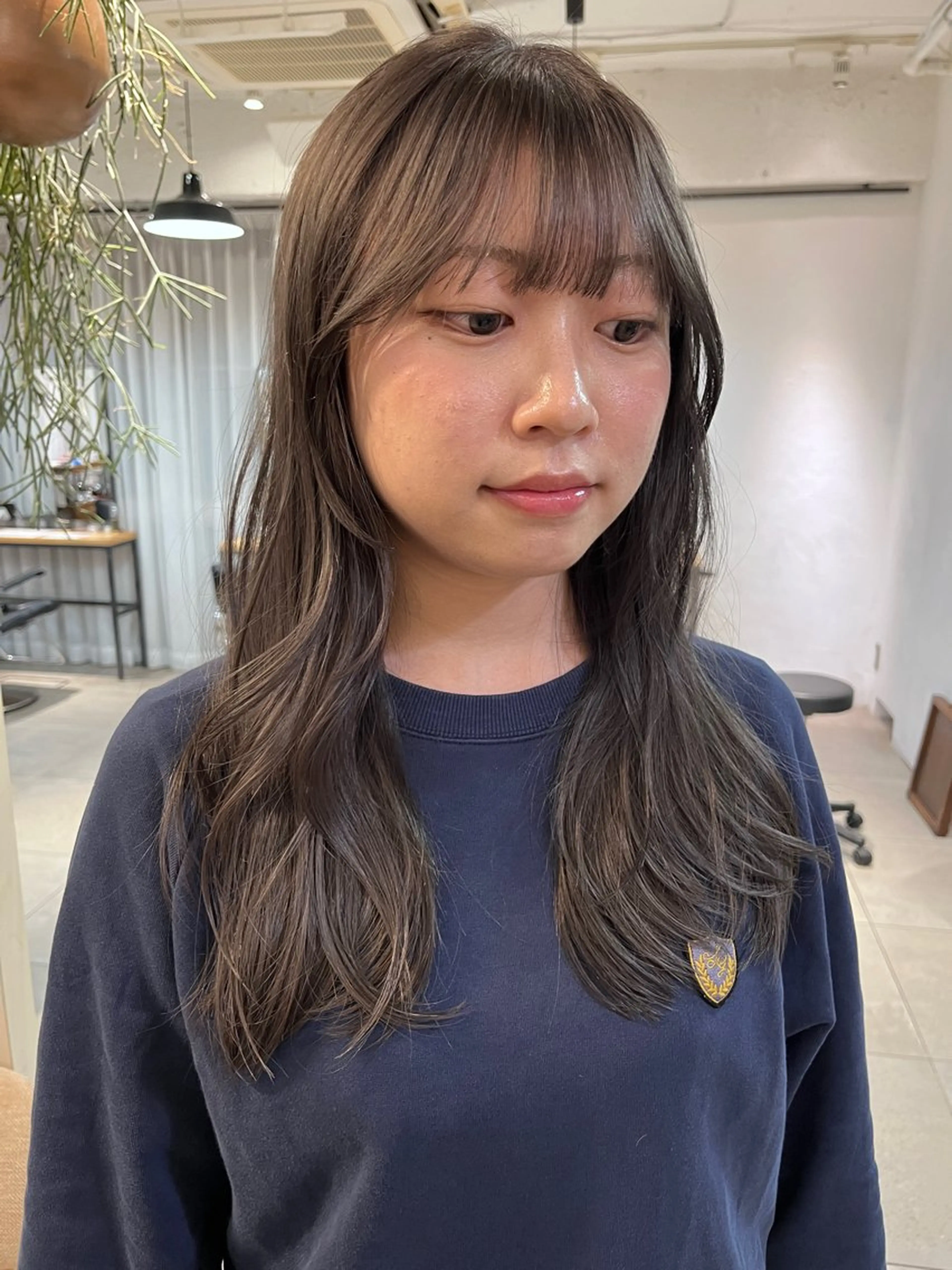 ミディアム カラー 透明感カラー ヨシダ トモキのヘアスタイル
