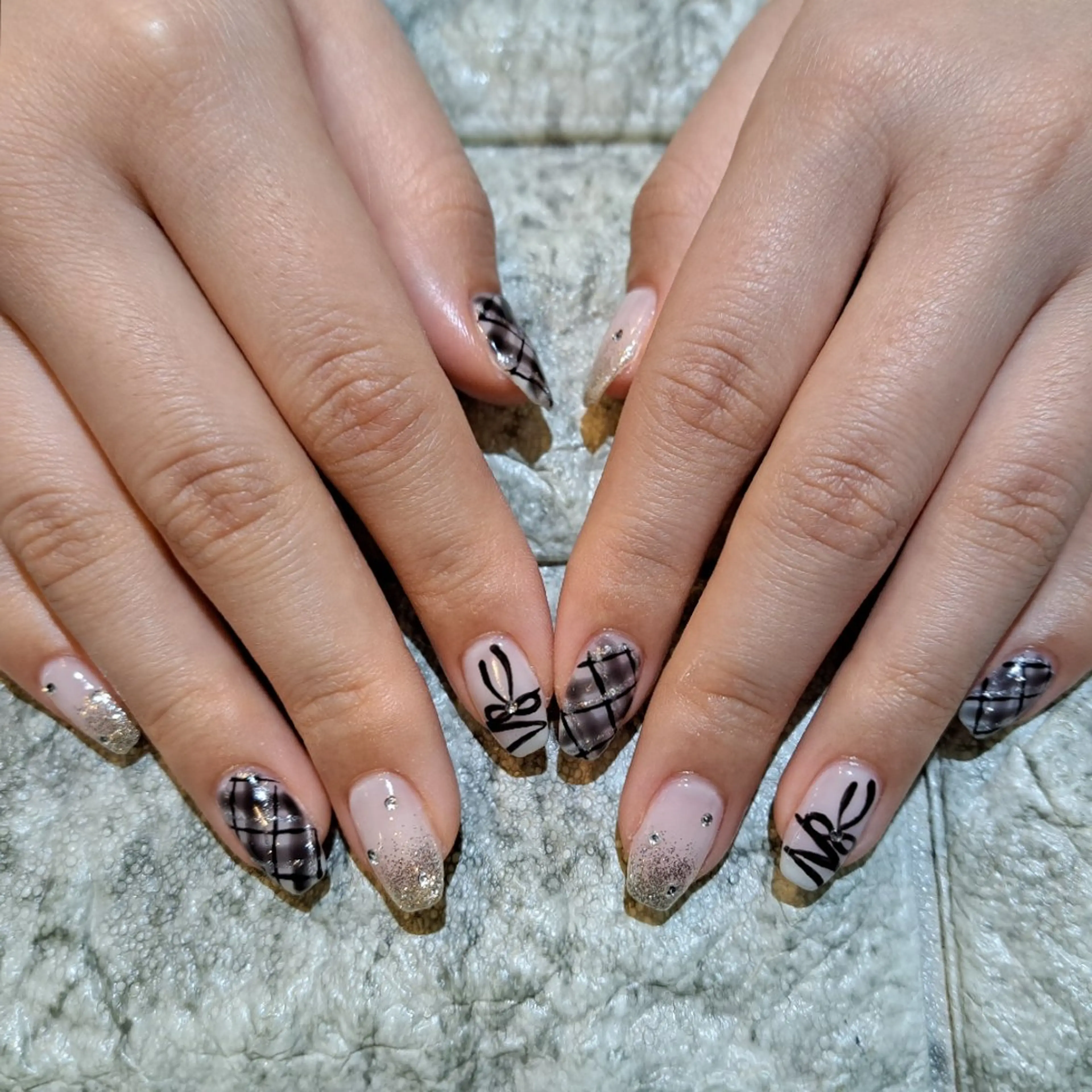 ネイル ハンドネイル RounGe町田店 🧸大谷のネイルデザイン