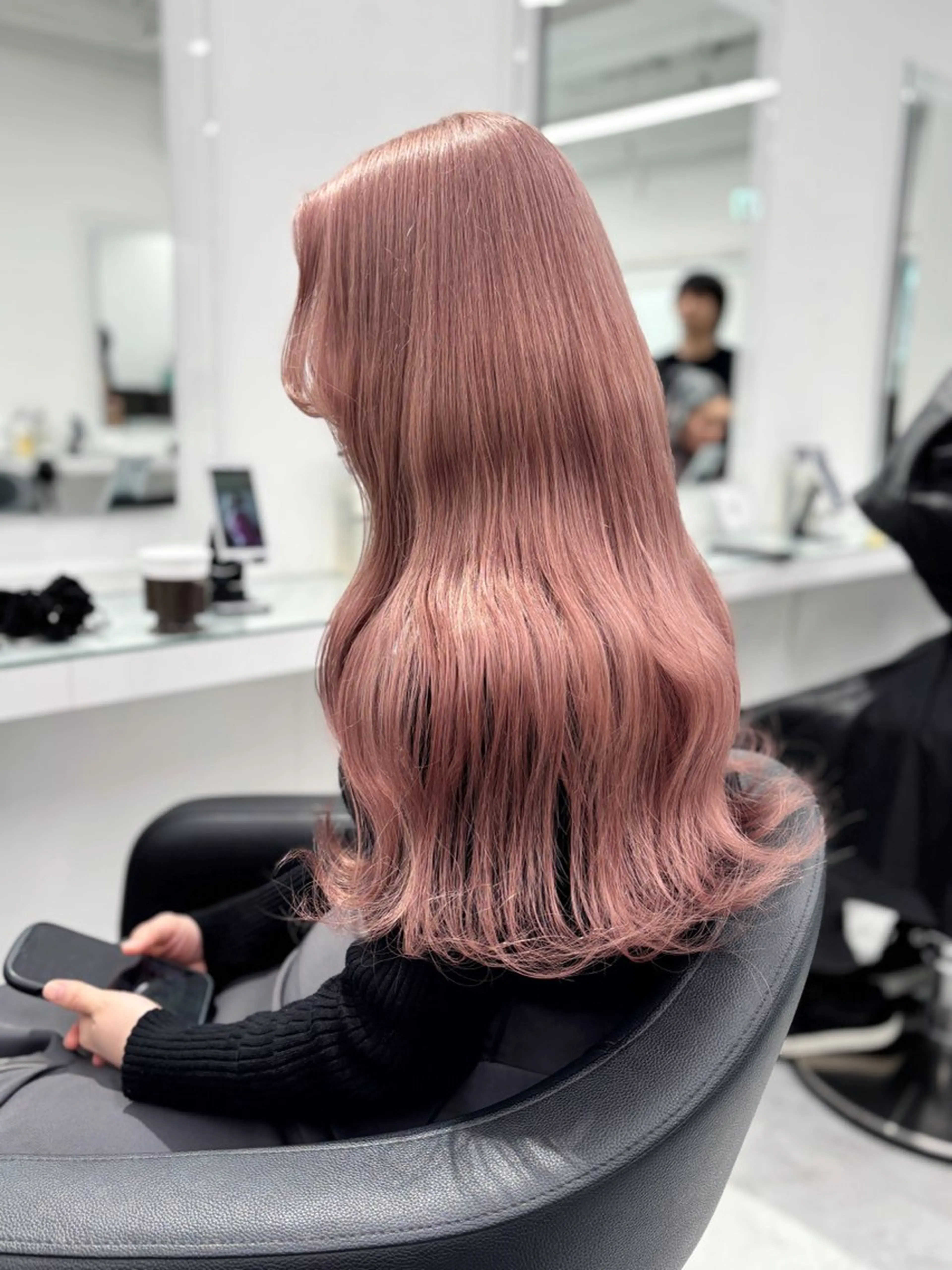 ロング カラー ヘアカラー トリートメント 💖ミルクティー💖 あかり💖のヘアスタイル