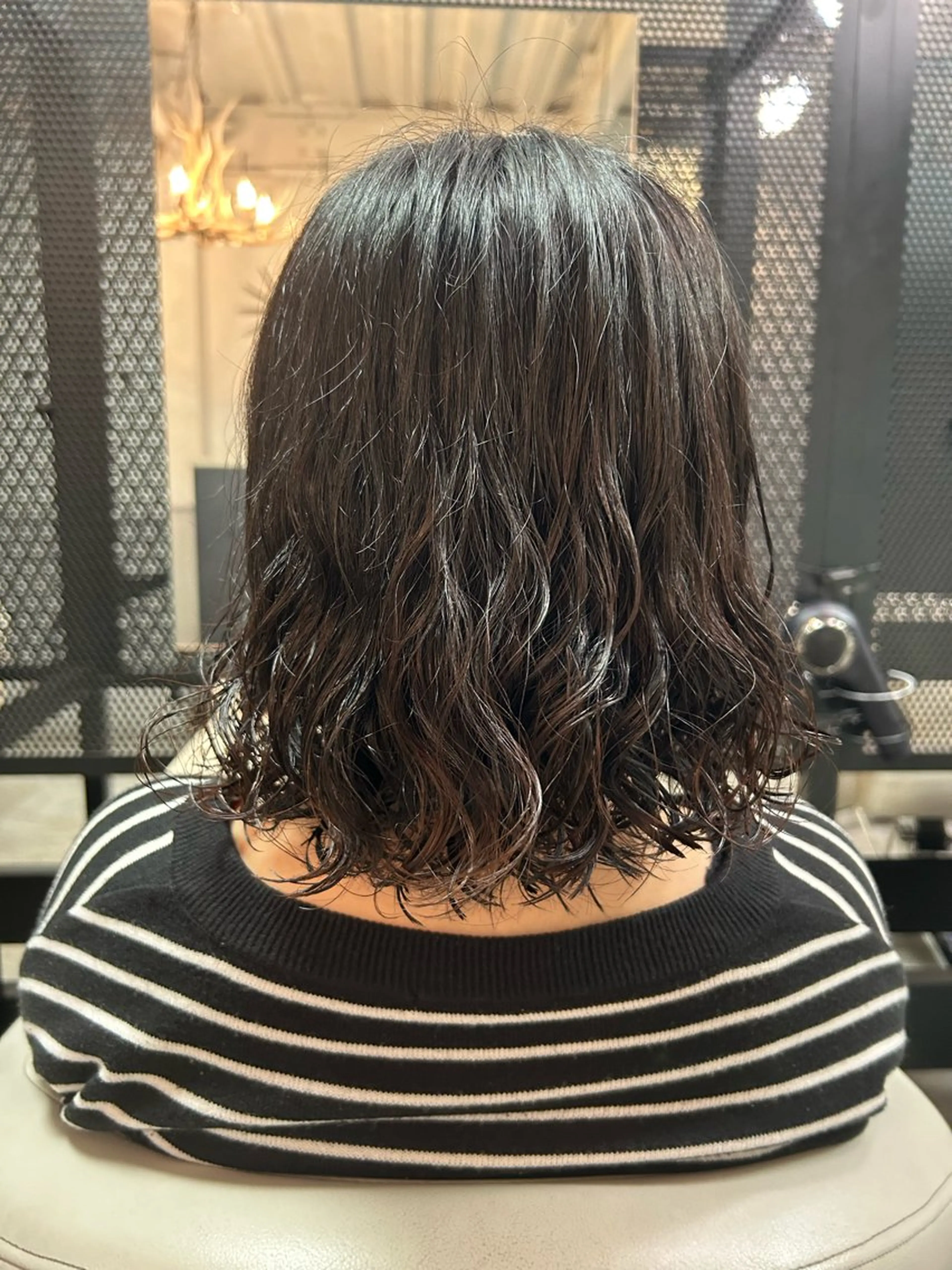 ショート パーマ ボブ カット パーマ 縮毛•ハイトーン Runaのヘアスタイル