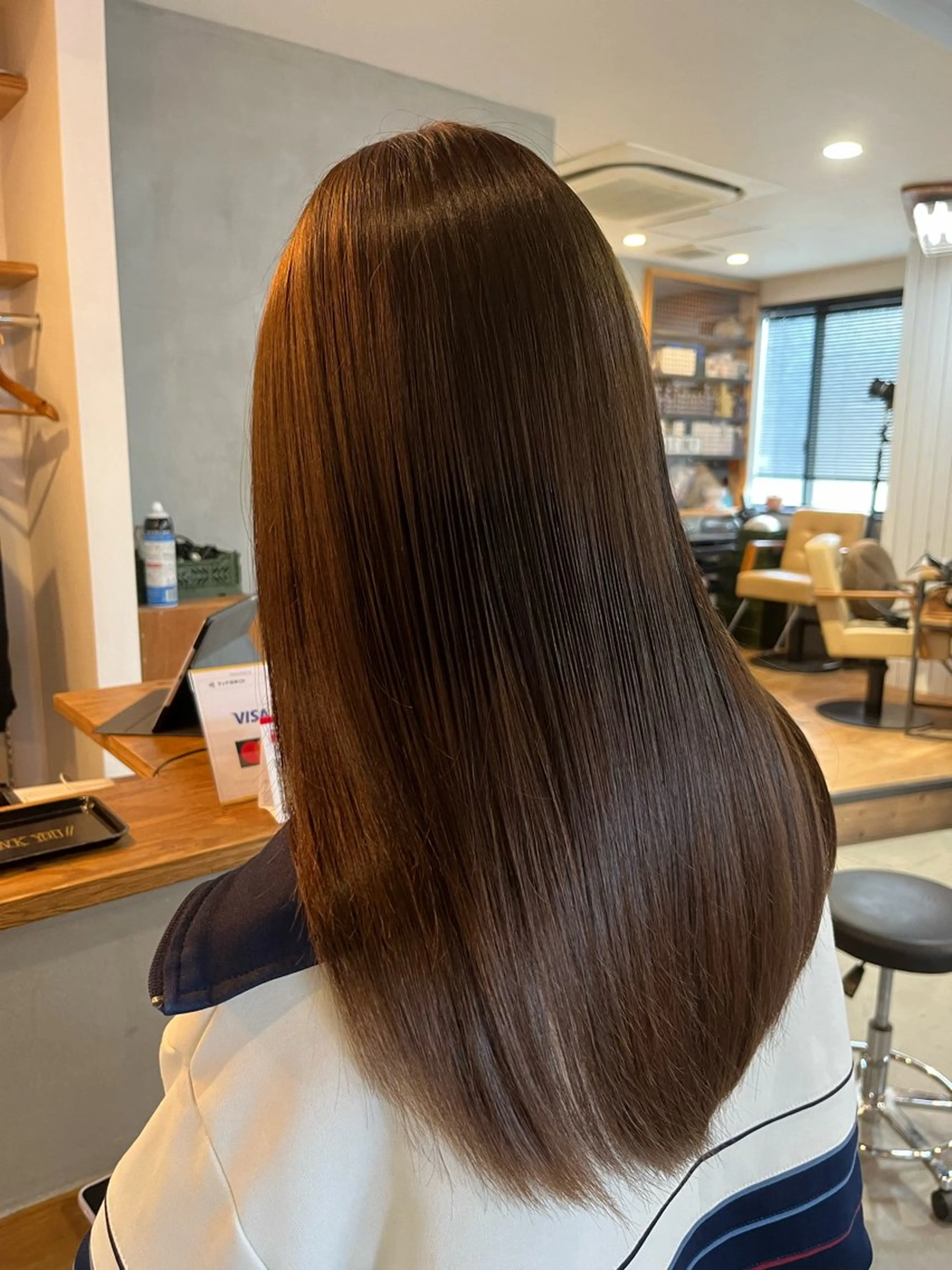 ロング ロング カット ヘアカラー トリートメント JUNO所属・阪神西宮★JUNO 川﨑温子のヘアスタイル