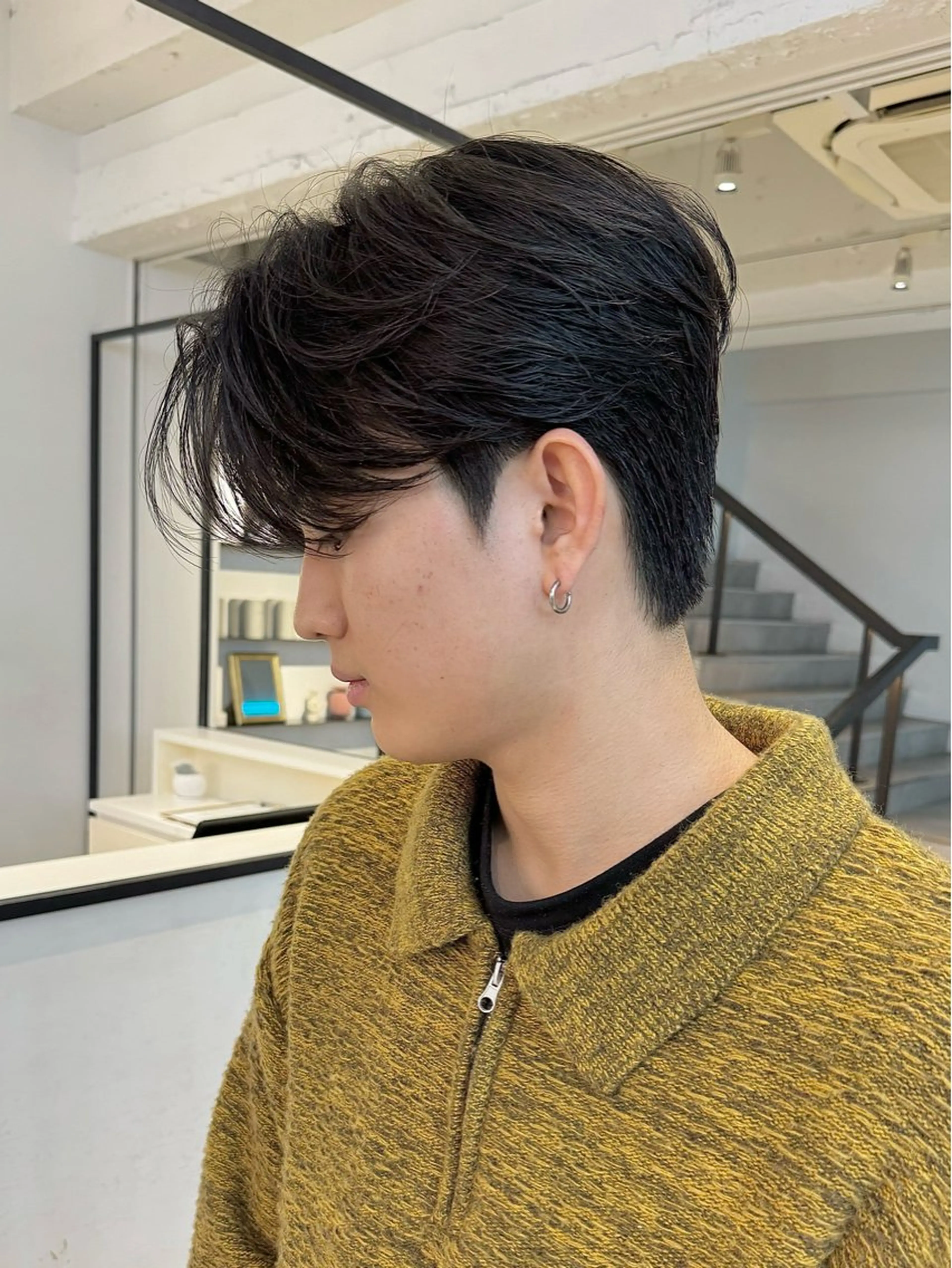 パーマ メンズ カット パーマ 🇰🇷カルマパーマ kaito🇰🇷のヘアスタイル