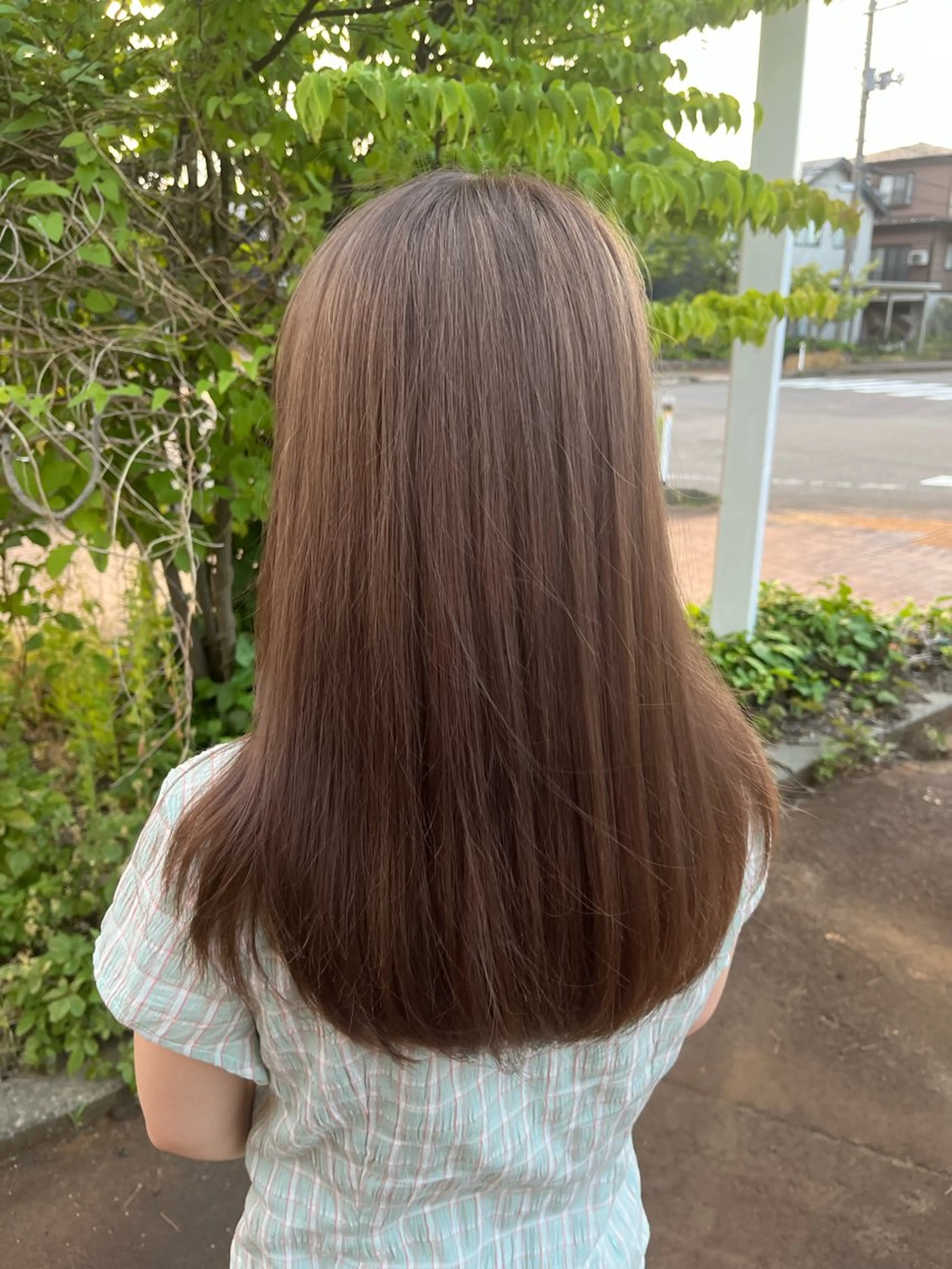 セミロング ヘアカラー 新米【田中俊輔】 ARISEのヘアスタイル