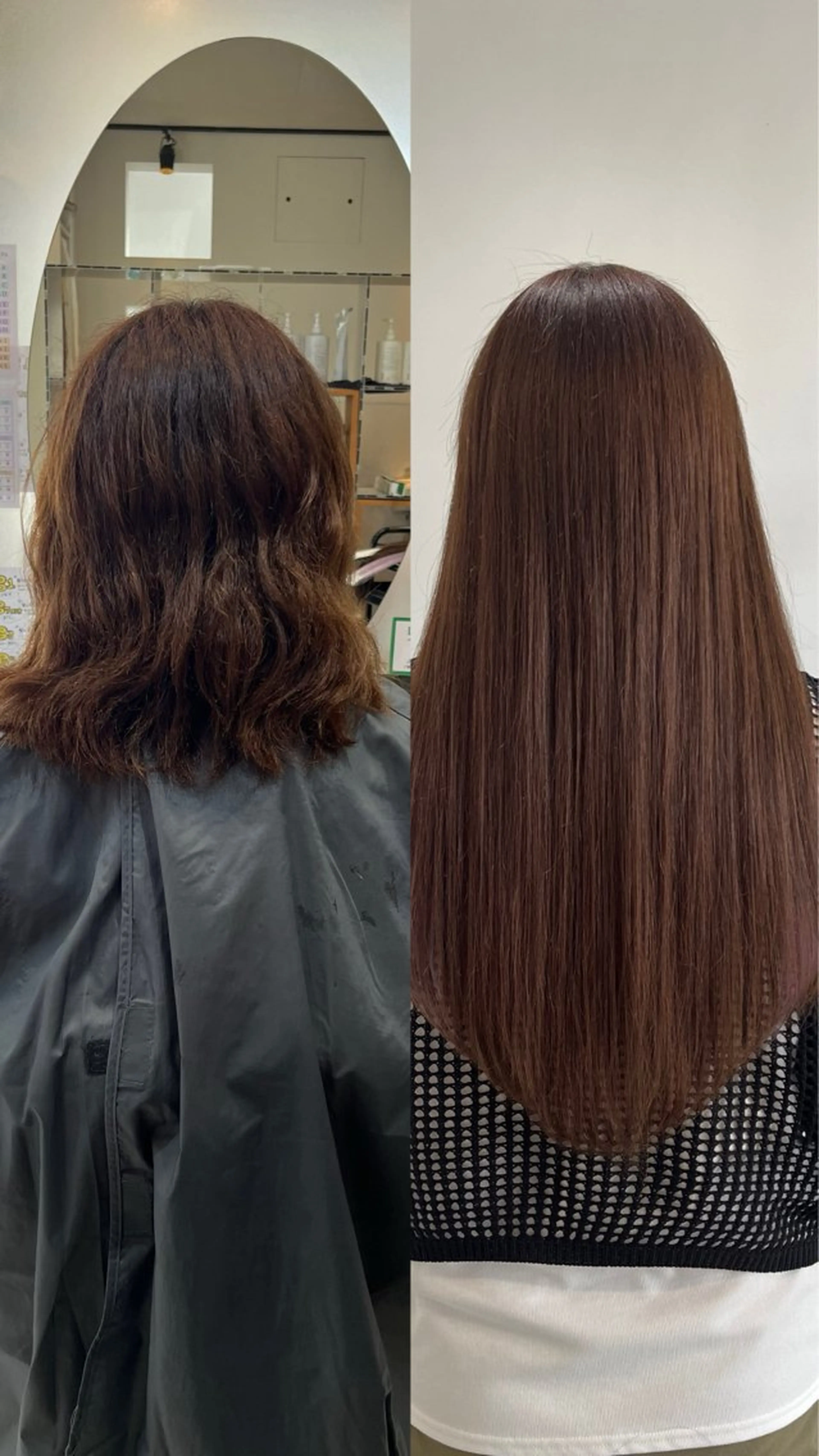 セミロング 野村 なりあのヘアスタイル