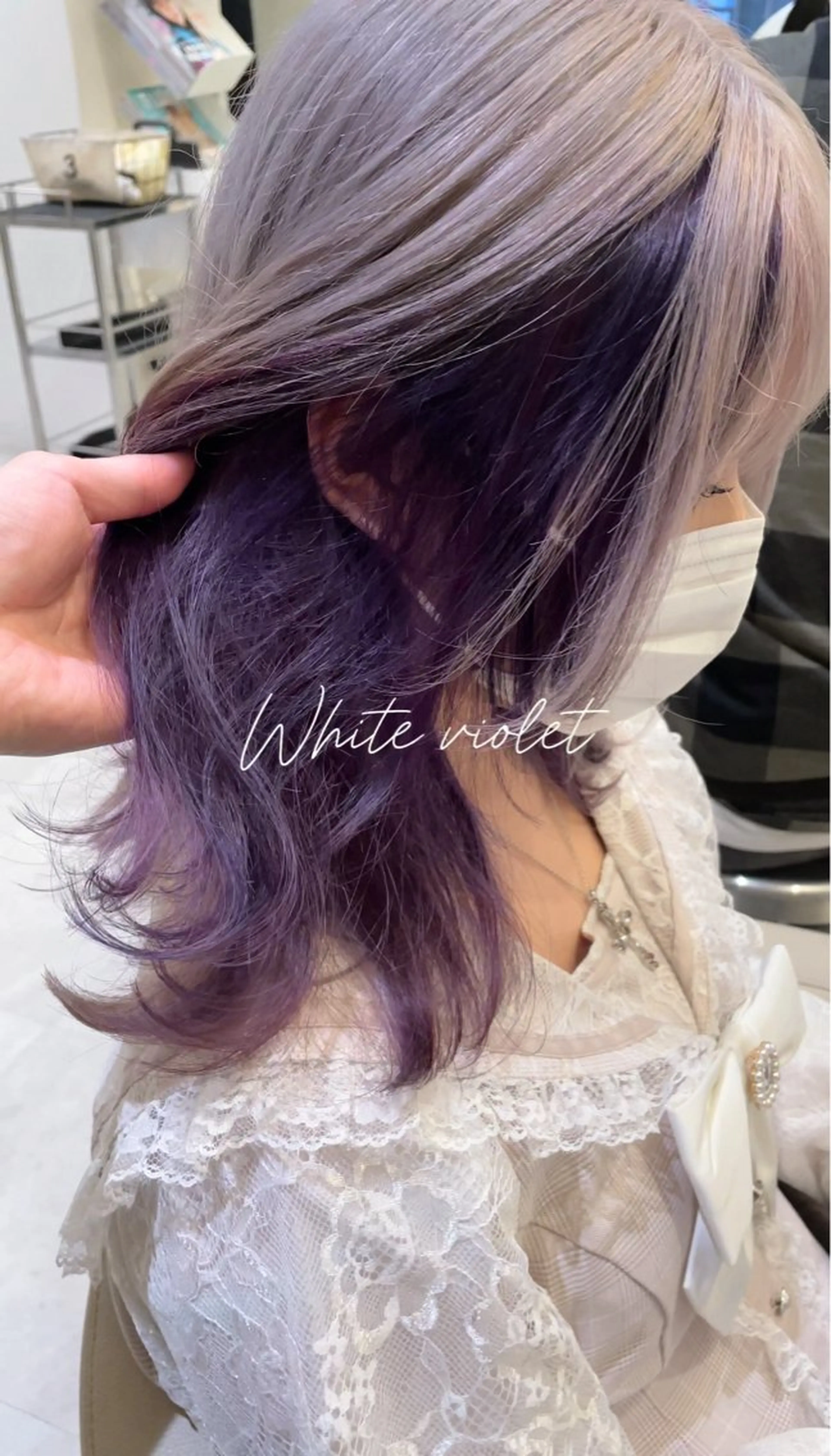 セミロング カラー ☆ハイトーン口コミ◎ WiLL/京橋のヘアスタイル