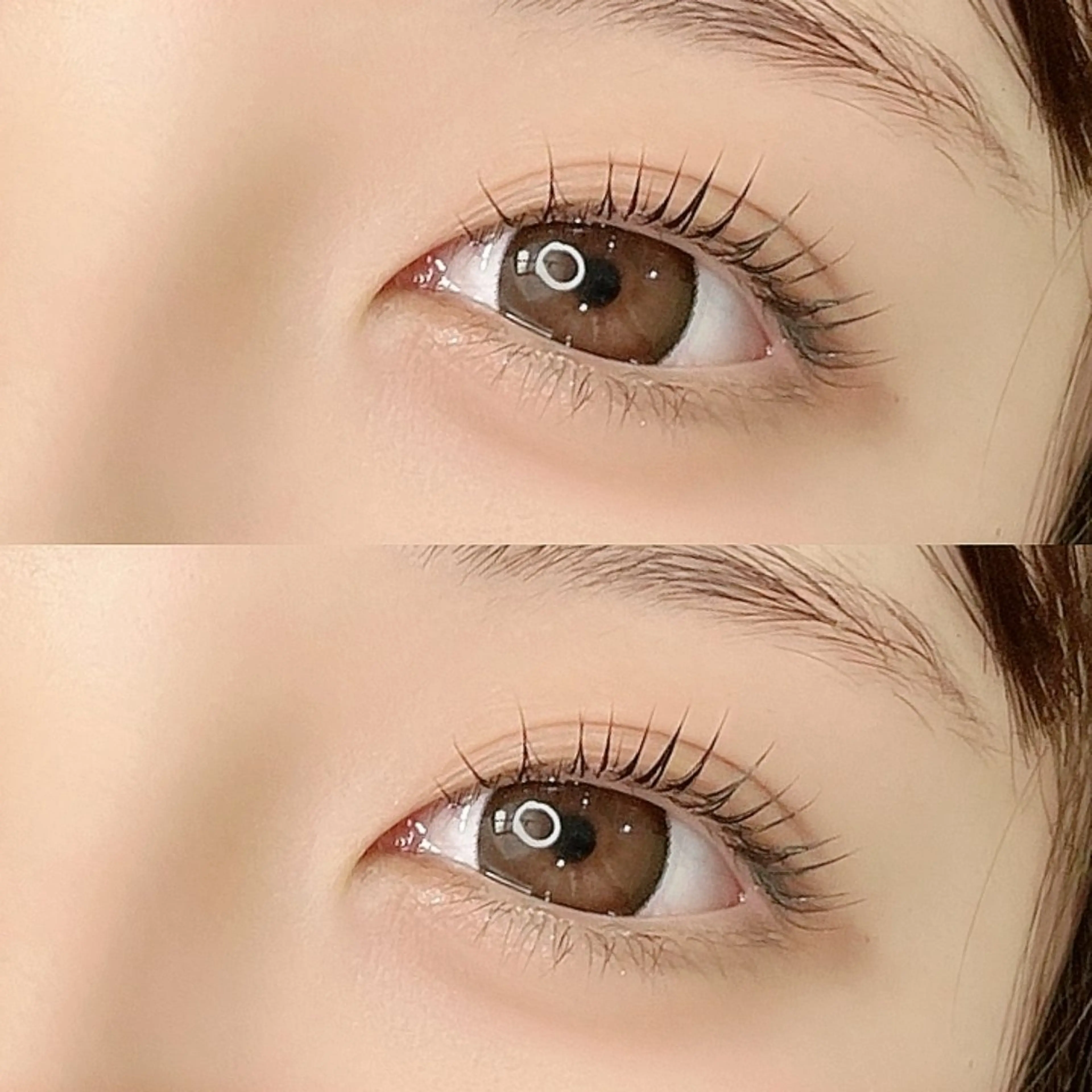 マツエク・マツパ 束感まつ毛 韓国風マツエク まつげパーマ 一重×まつ毛パーマ マツパ rei /meme まつパ アイブロウのマツエク・マツパデザイン