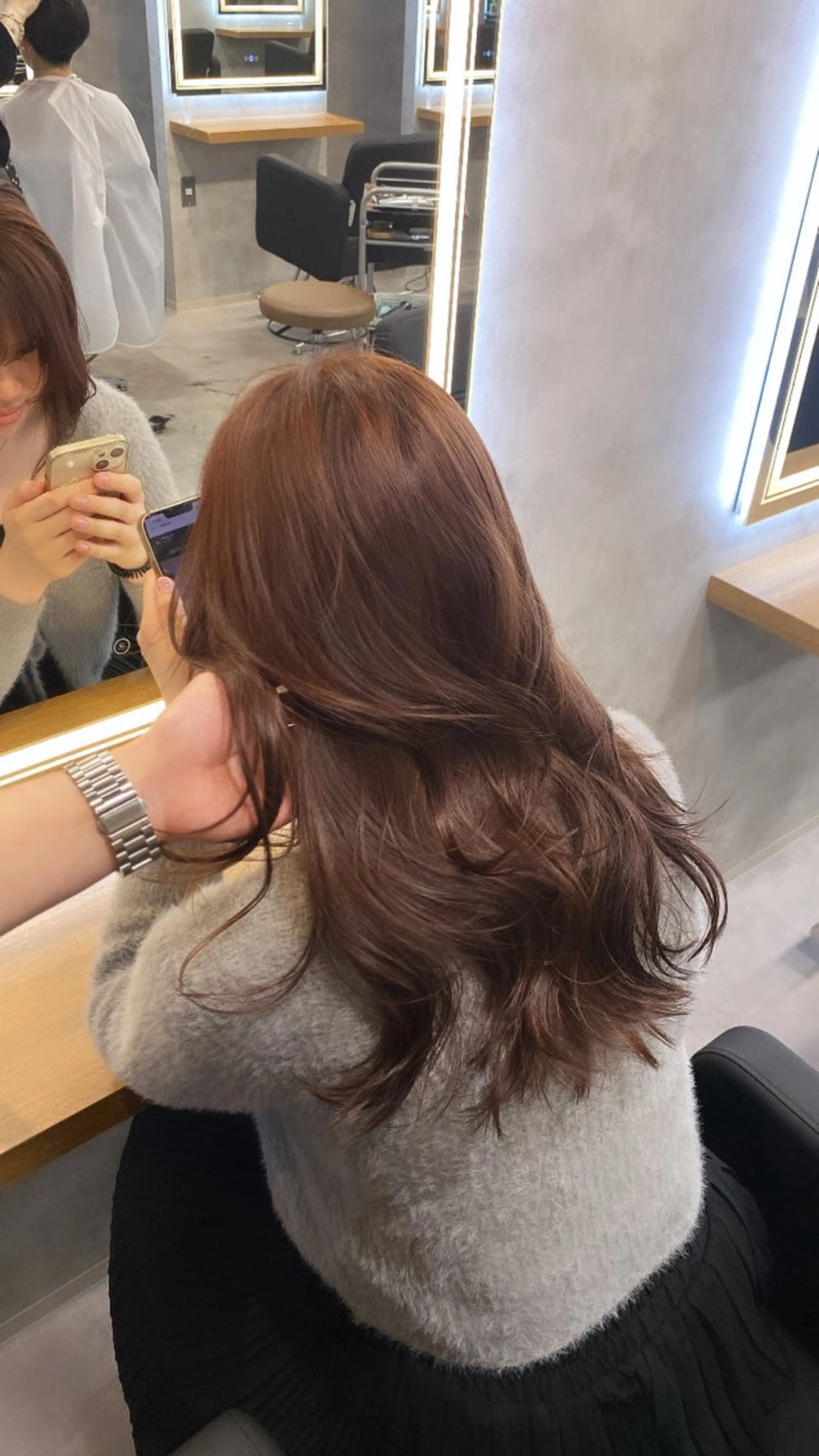 ロング カラー ブラウンカラー 透明感カラー 淡色/ワンホンヘア 🤍MINORIのヘアスタイル