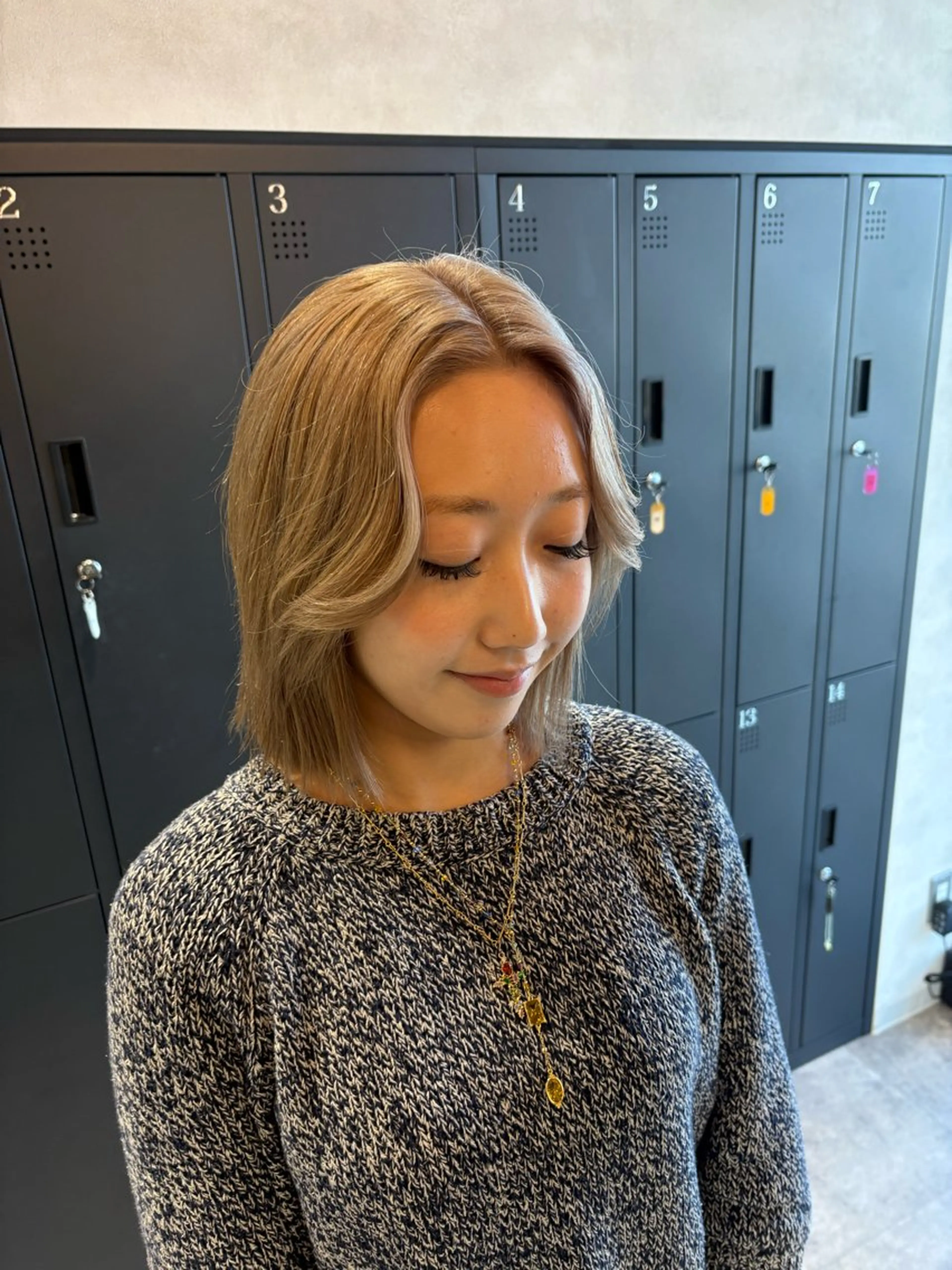 ショート カラー ベージュカラー ホワイトベージュ ヘアカラー 茅ヶ崎/ハイトーン/ Ramuのヘアスタイル