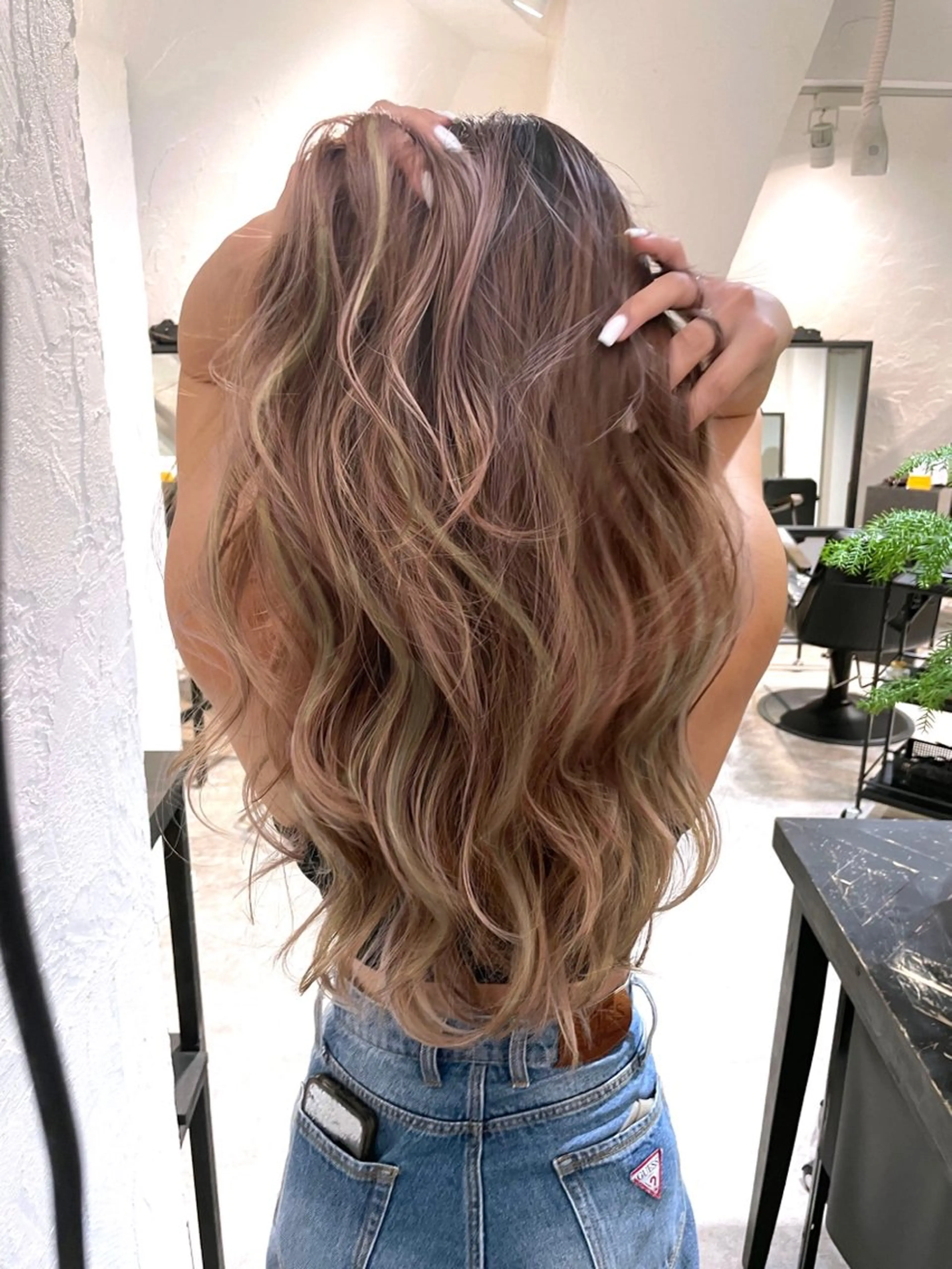 ハイライト🔆+整えカット✂️+オーガニックトリートメントの写真