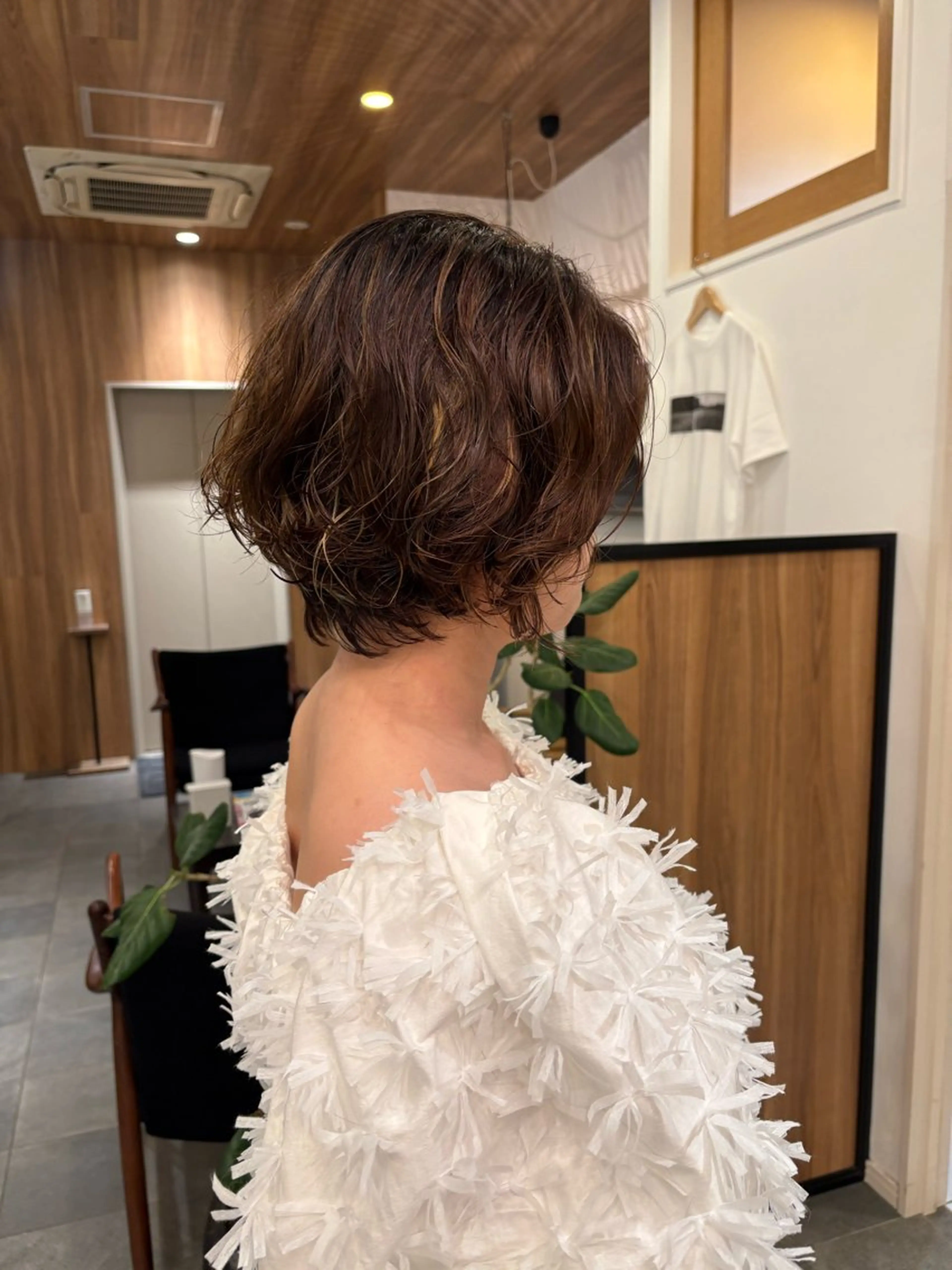 ショート パーマ パーマ BEAUTRIUM 穂乃香のヘアスタイル