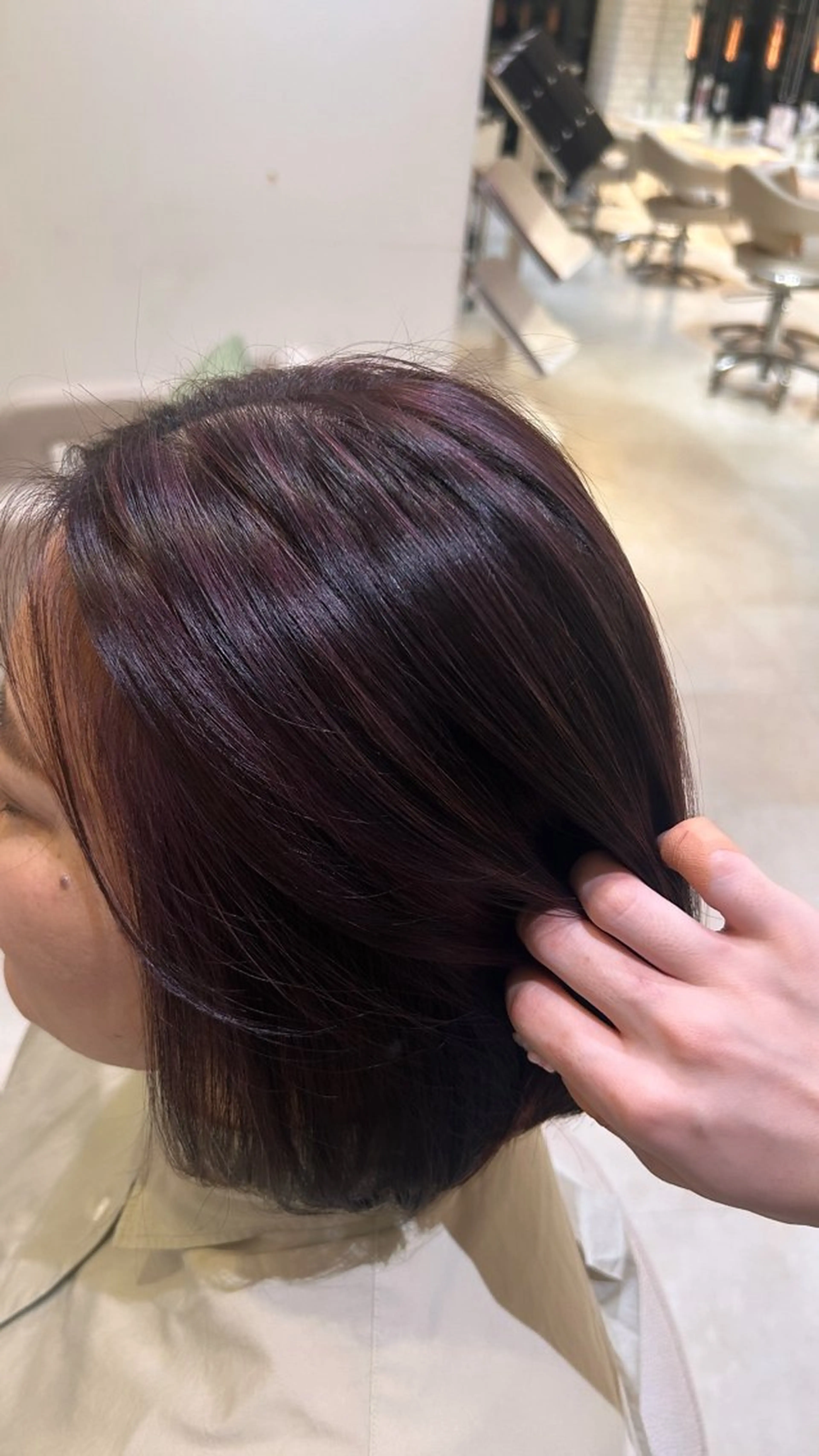 カラー WiLL 京橋 ️🩵夏見沙帆️🩵のヘアスタイル