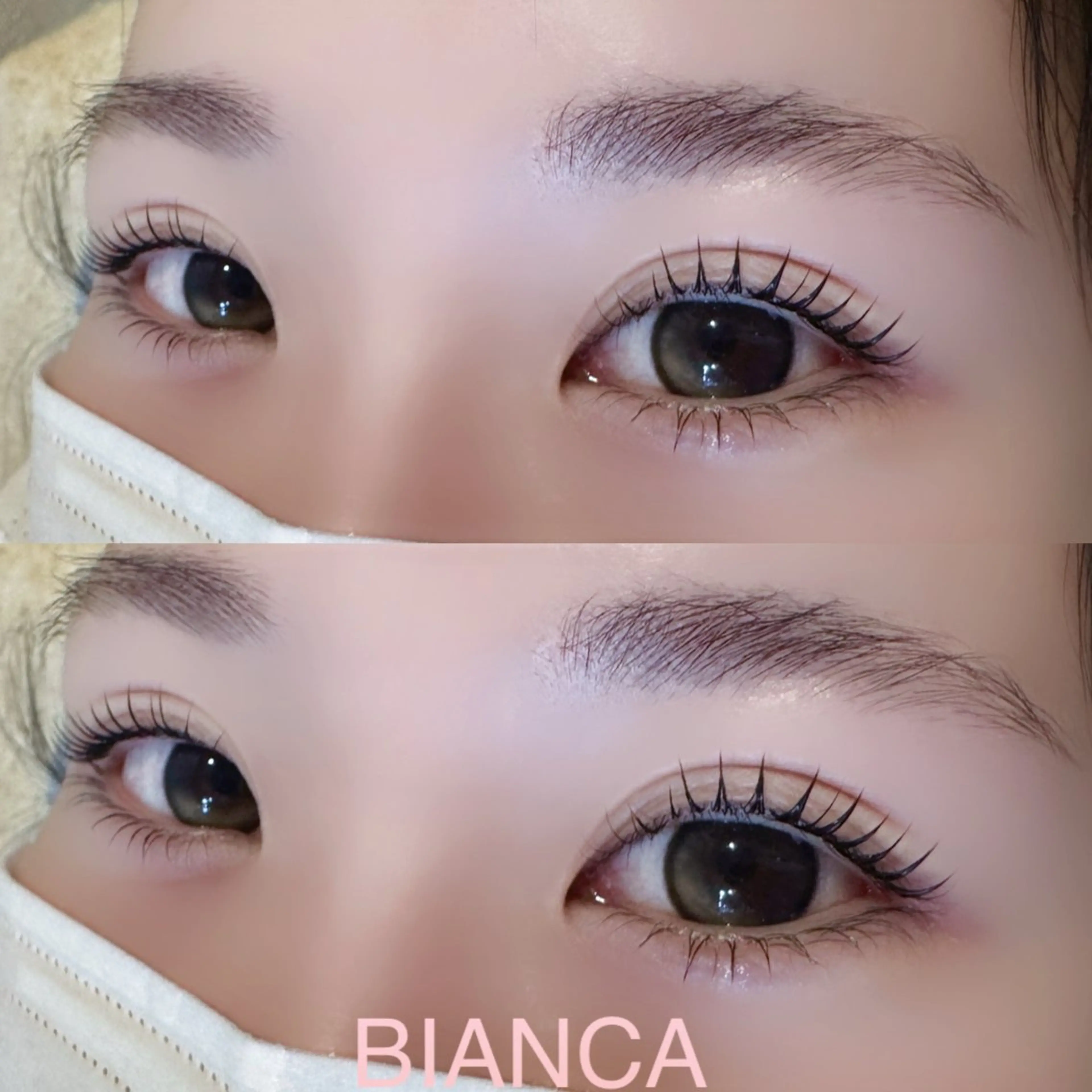 ‼️ミニモ限定価格クーポン‼️✨️まつげパーマ上下✨️トリートメントで保湿束感仕上げ👀💖の写真