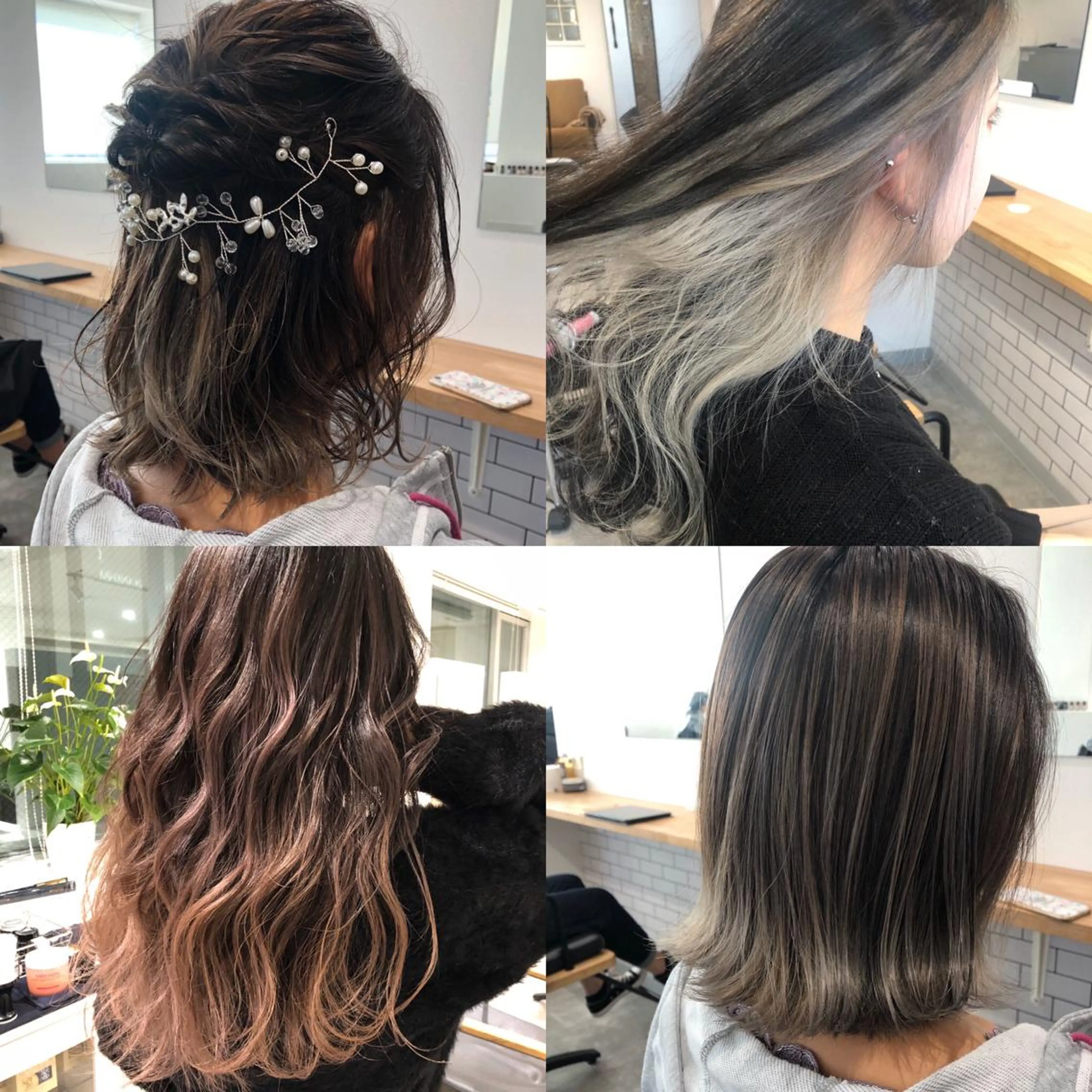 ミディアム カラー カット ヘアカラー トリートメント JILBLAN京都 ショート/ハイライトのヘアスタイル