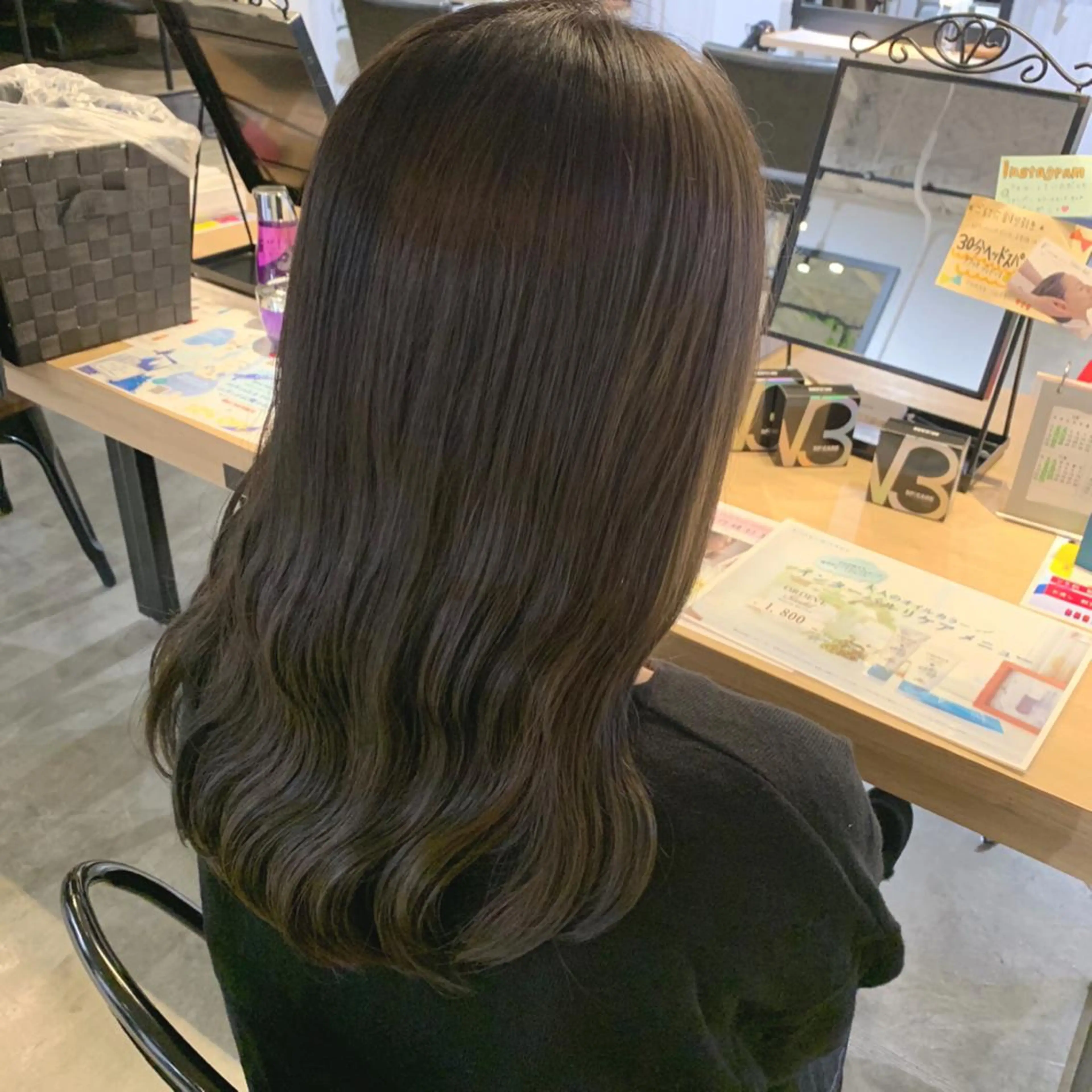 ロング カラー ブラウンカラー チョコレートブラウン Fｰa firm faith所属・ka hoのヘアスタイル
