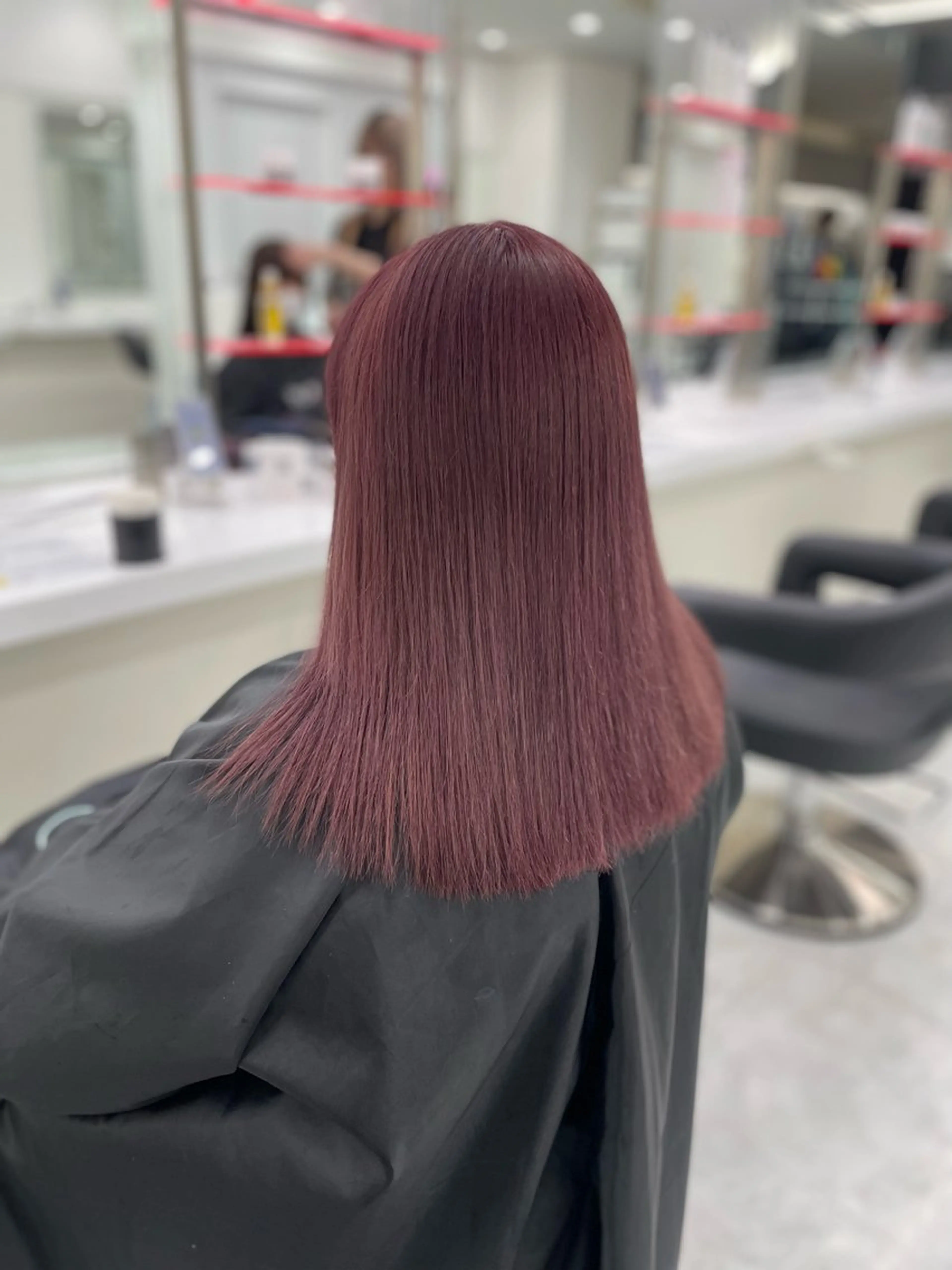ミディアム ヘアカラー トリートメント 💗トレンド暖色ヘア Natsumi 💗のヘアスタイル