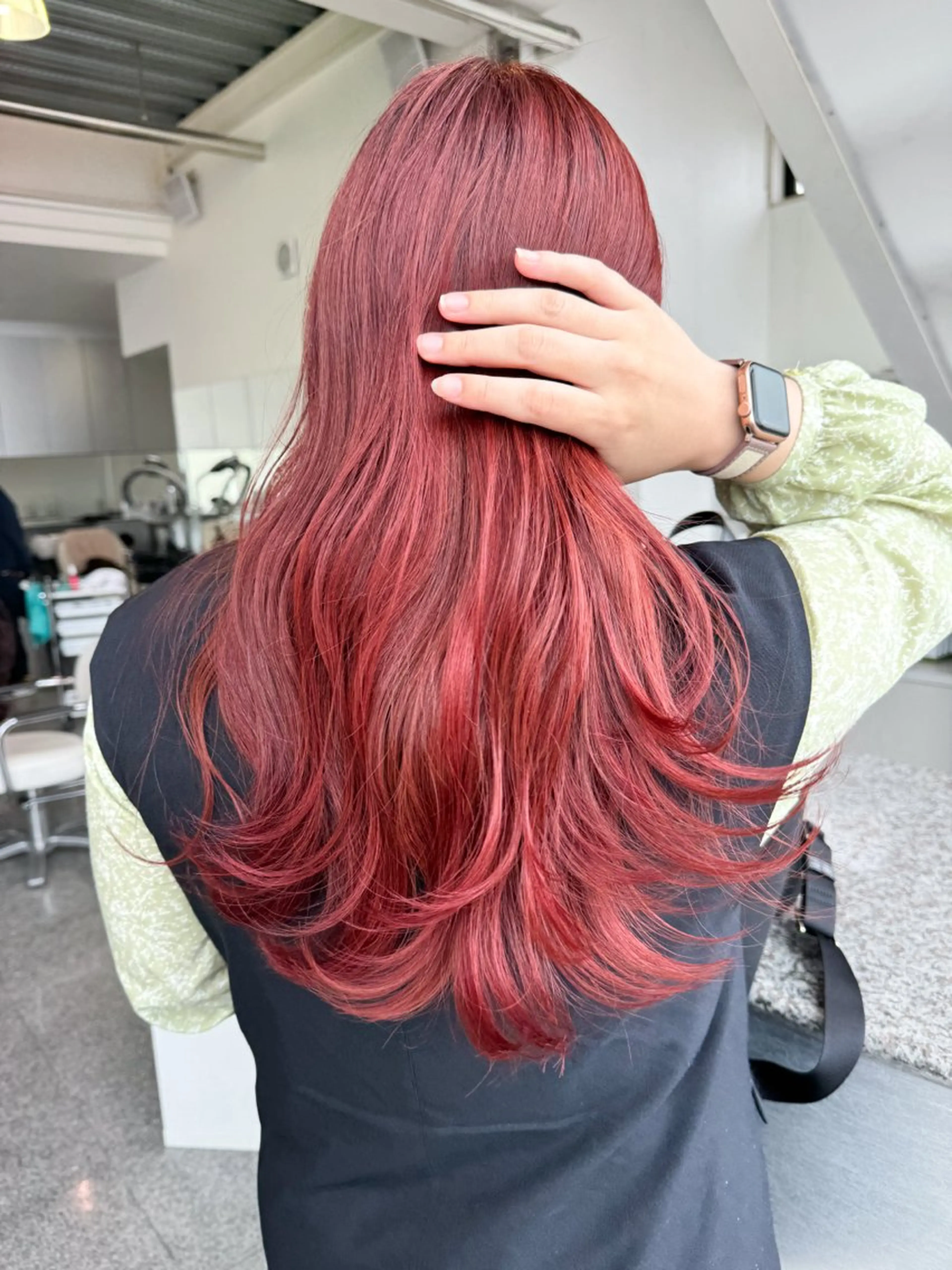ロング カラー カット ヘアカラー トリートメント 🎀ヒシダアキ /taboo🎀のヘアスタイル