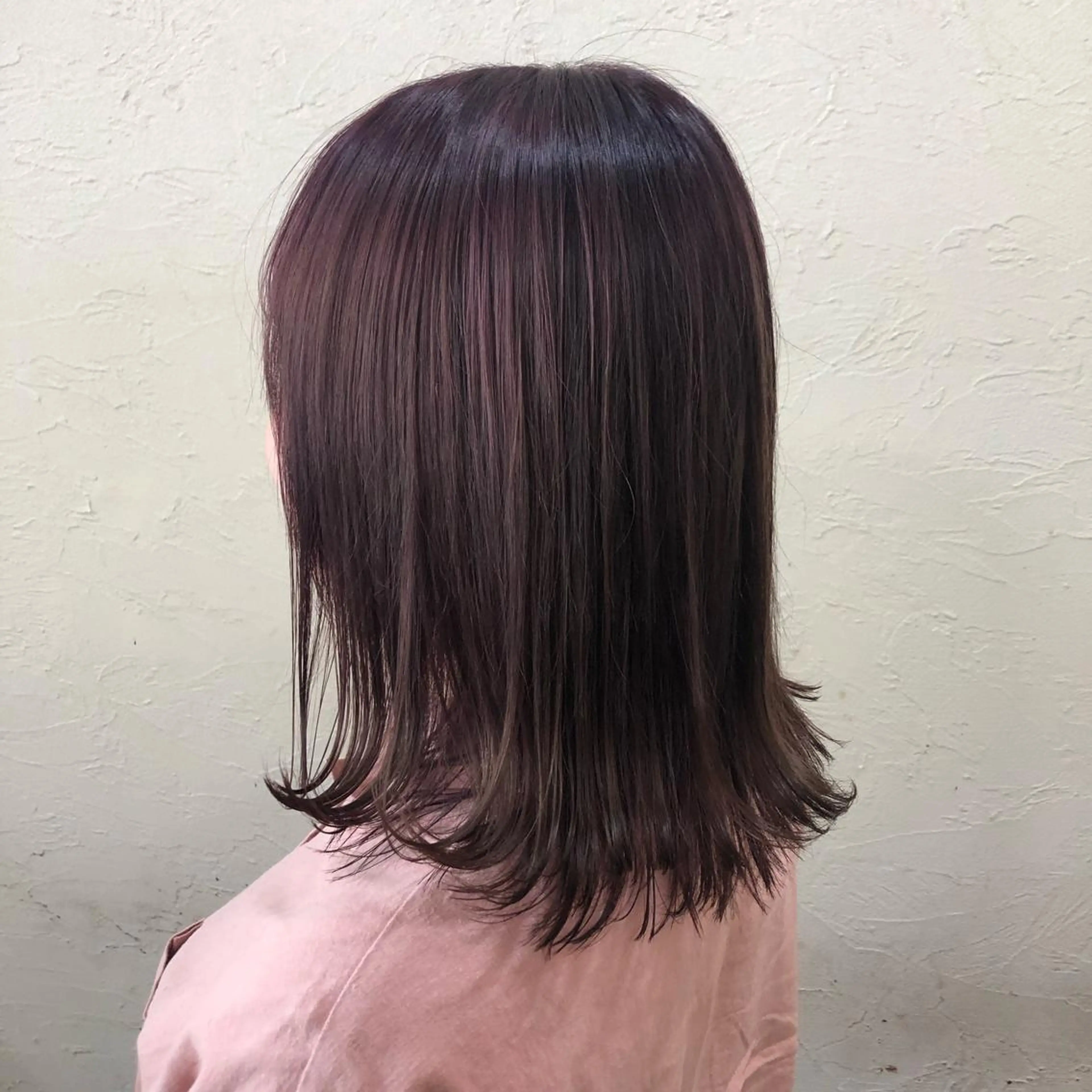 ミディアム カラー ラベンダーカラー ラベンダーピンク ピンクカラー ENIF ヤマグチアツコのヘアスタイル