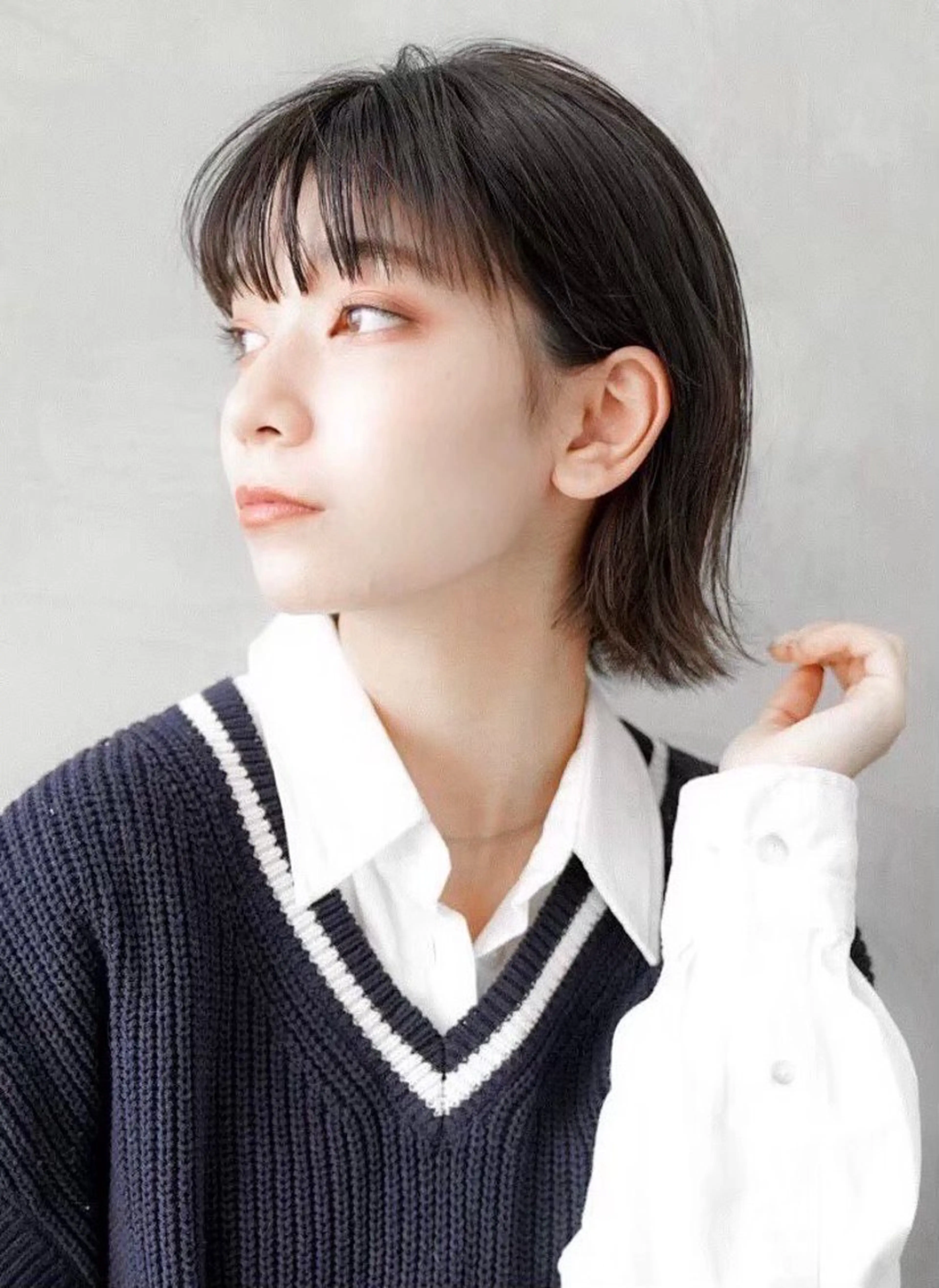 ショート カラー MISAKI🪐 縮毛矯正のヘアスタイル