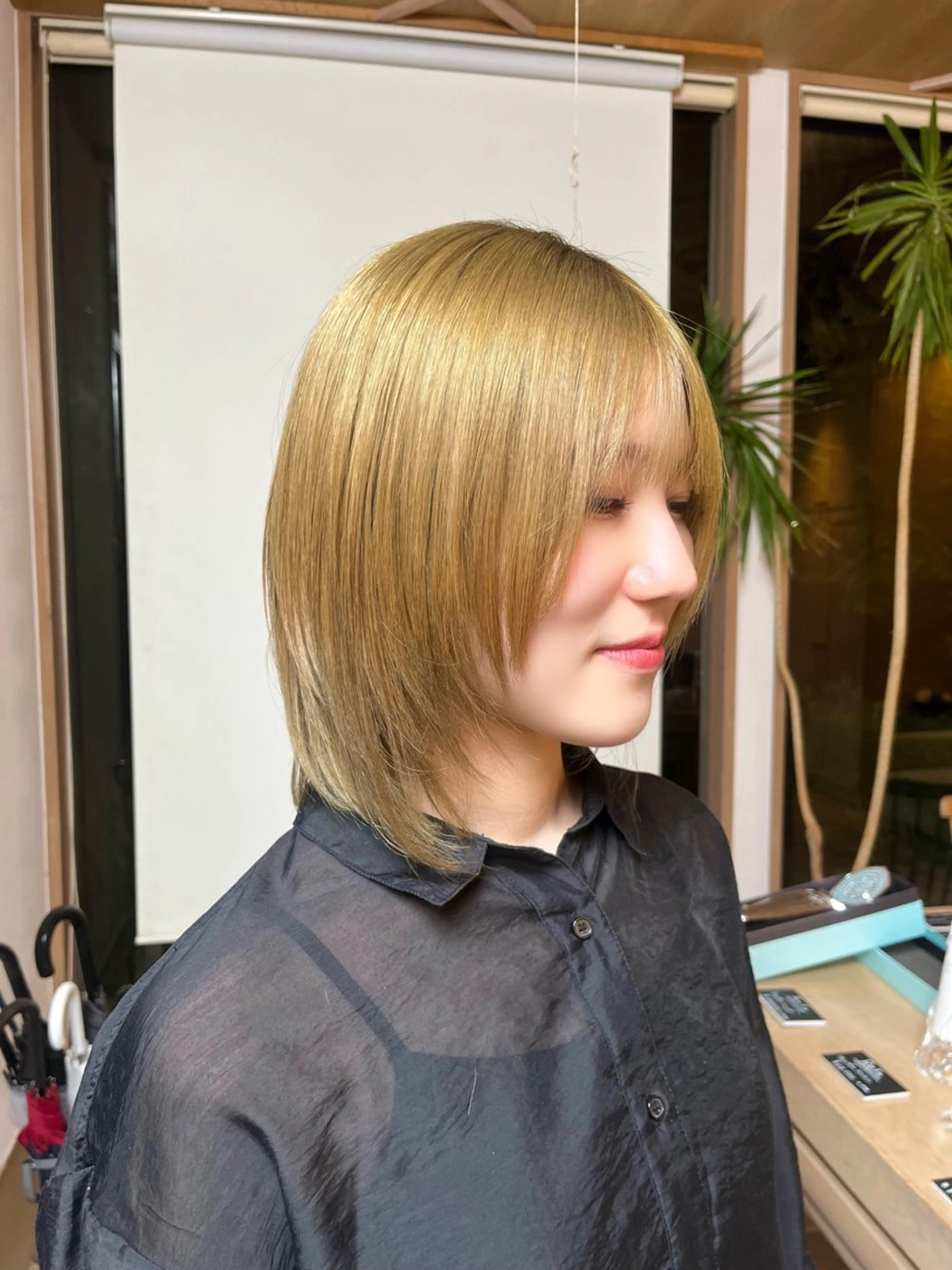 ミディアム カラー ブロンド Hair...DiA YUNAのヘアスタイル