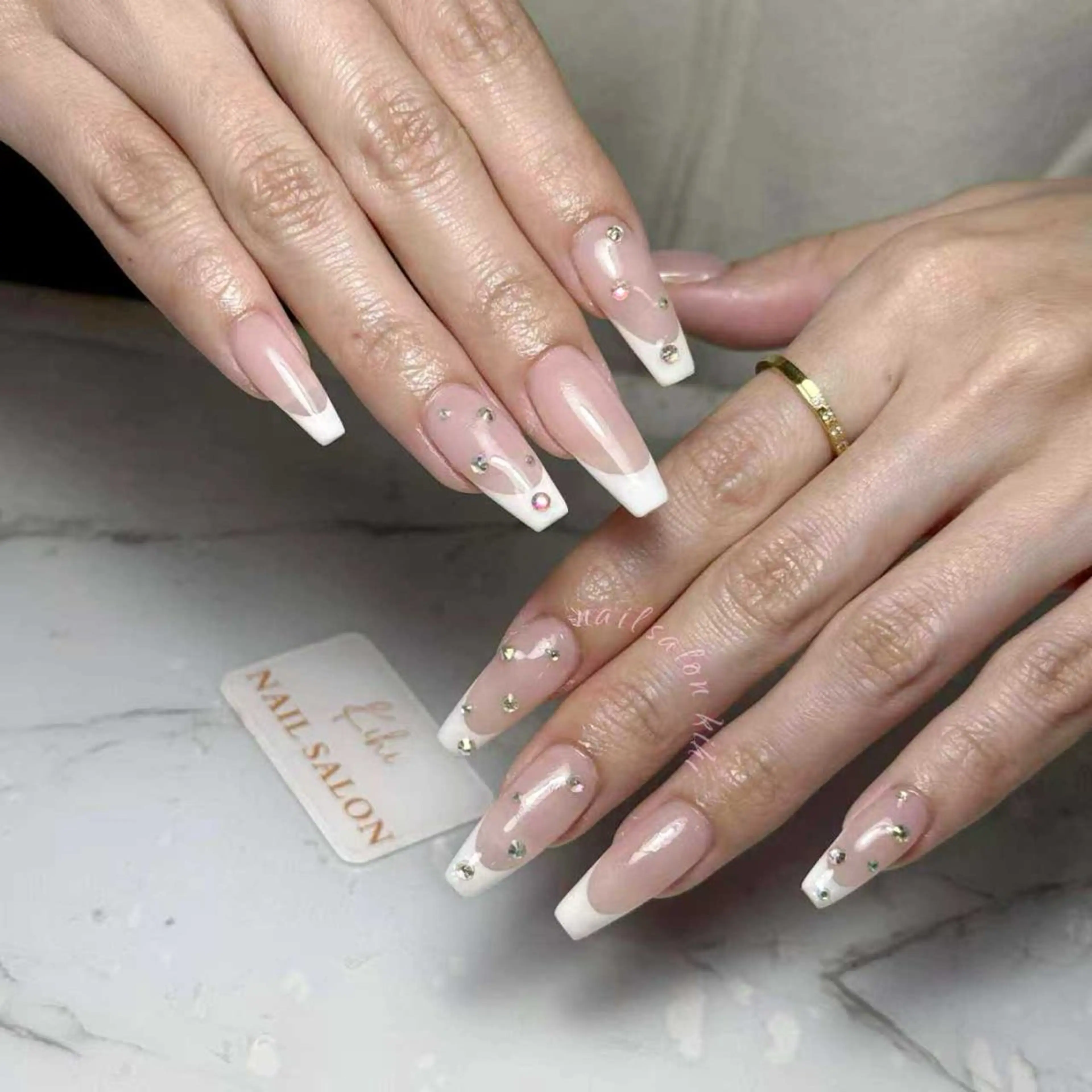 ネイル アートネイル フレンチネイル ジェルネイル グラデーション 韓国ネイル ハンドネイル ハンドケア Nail Salon Kihi さくらのネイルデザイン