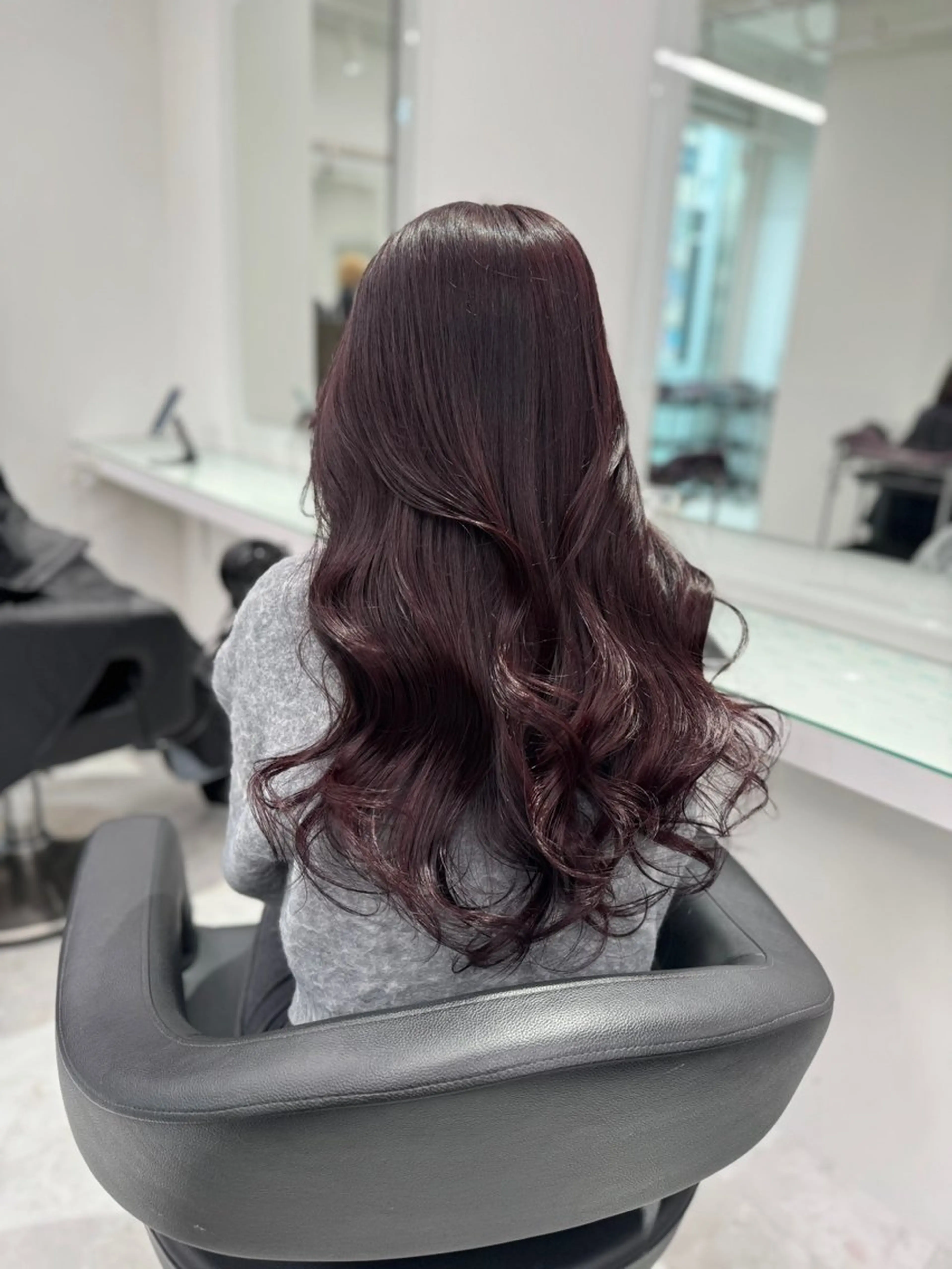 ロング カラー ヘアアレンジ ヘアカラー ブリーチ無し透明感 🕊AZUSAのヘアスタイル