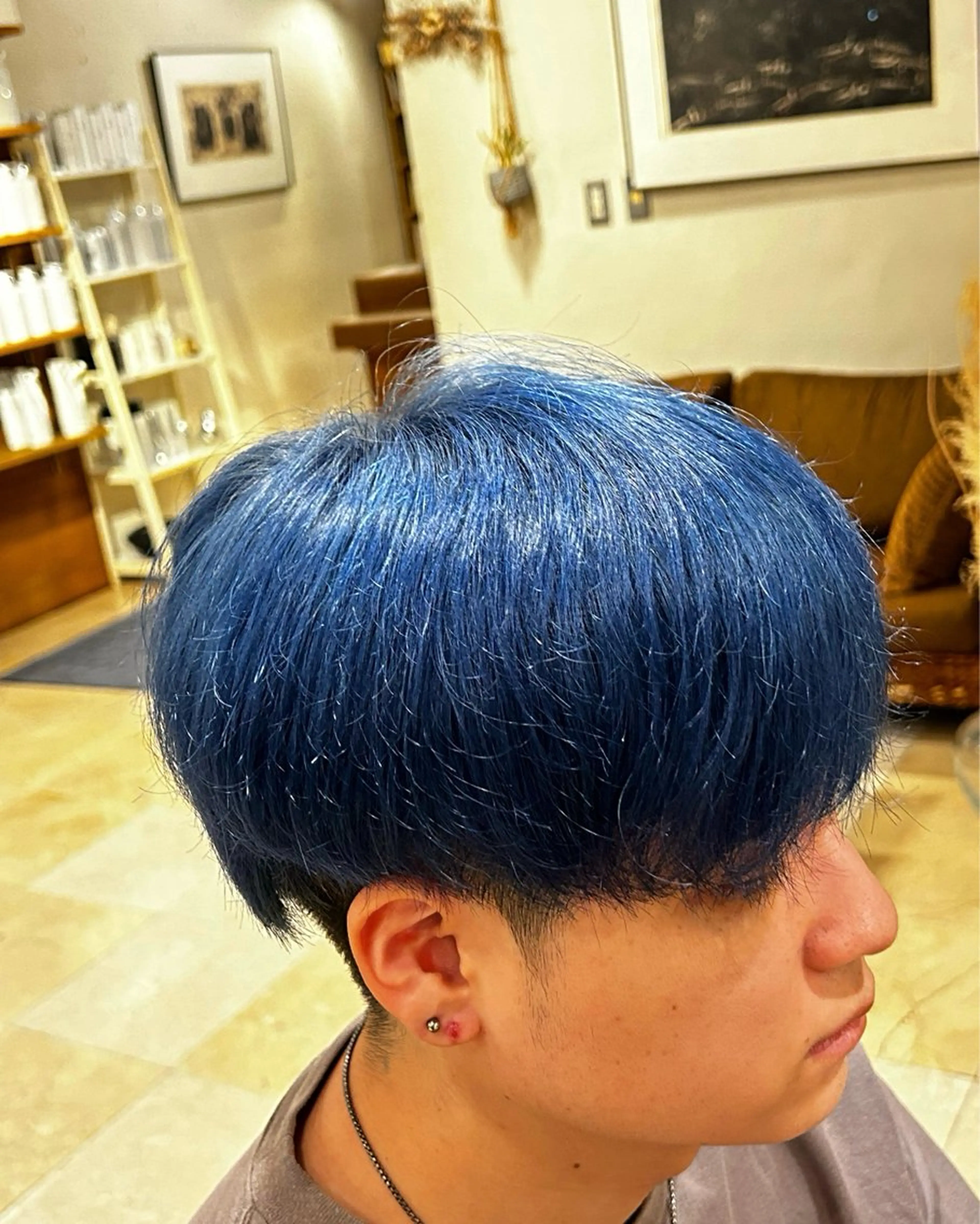 メンズ ヘアカラー 🟥MOPS金沢文庫 永井輝🟥のヘアスタイル