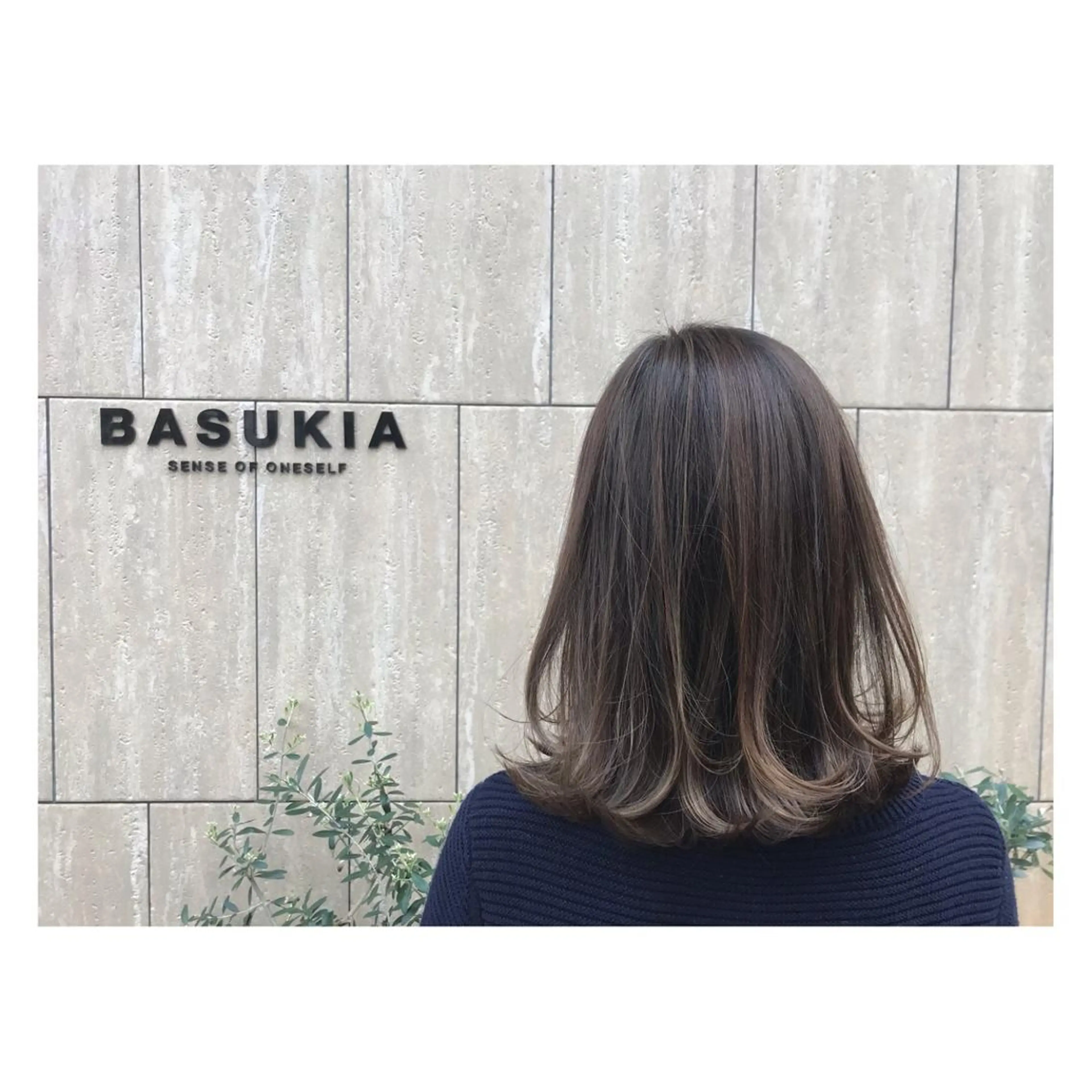 ミディアム カラー ヘアアレンジ BASUKIA 西宮 甲子園口所属・𝙢𝙚𝙣'𝙨 𝙝𝙖𝙞𝙧高津のヘアスタイル