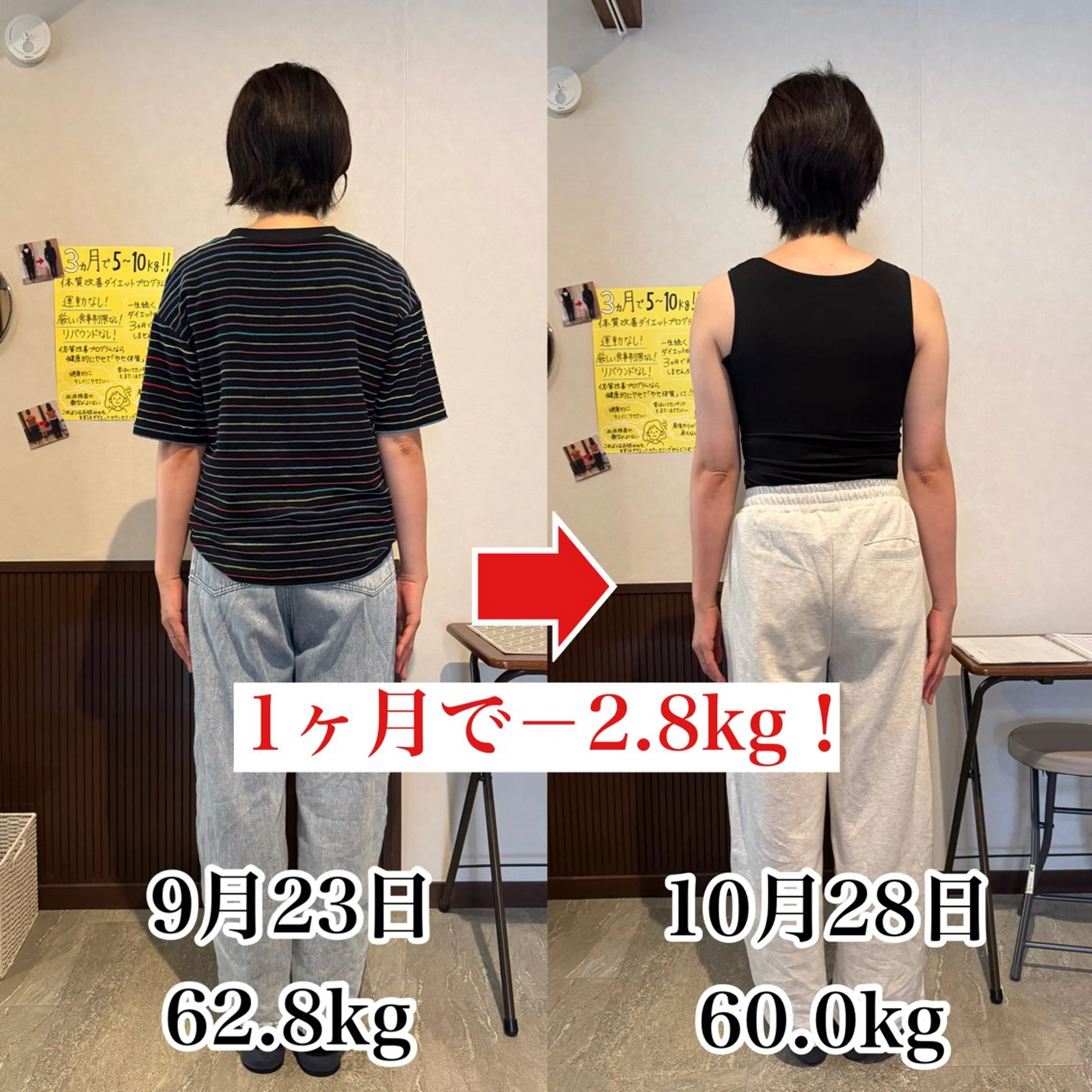 ダイエットプログラム初回カウンセリングの写真