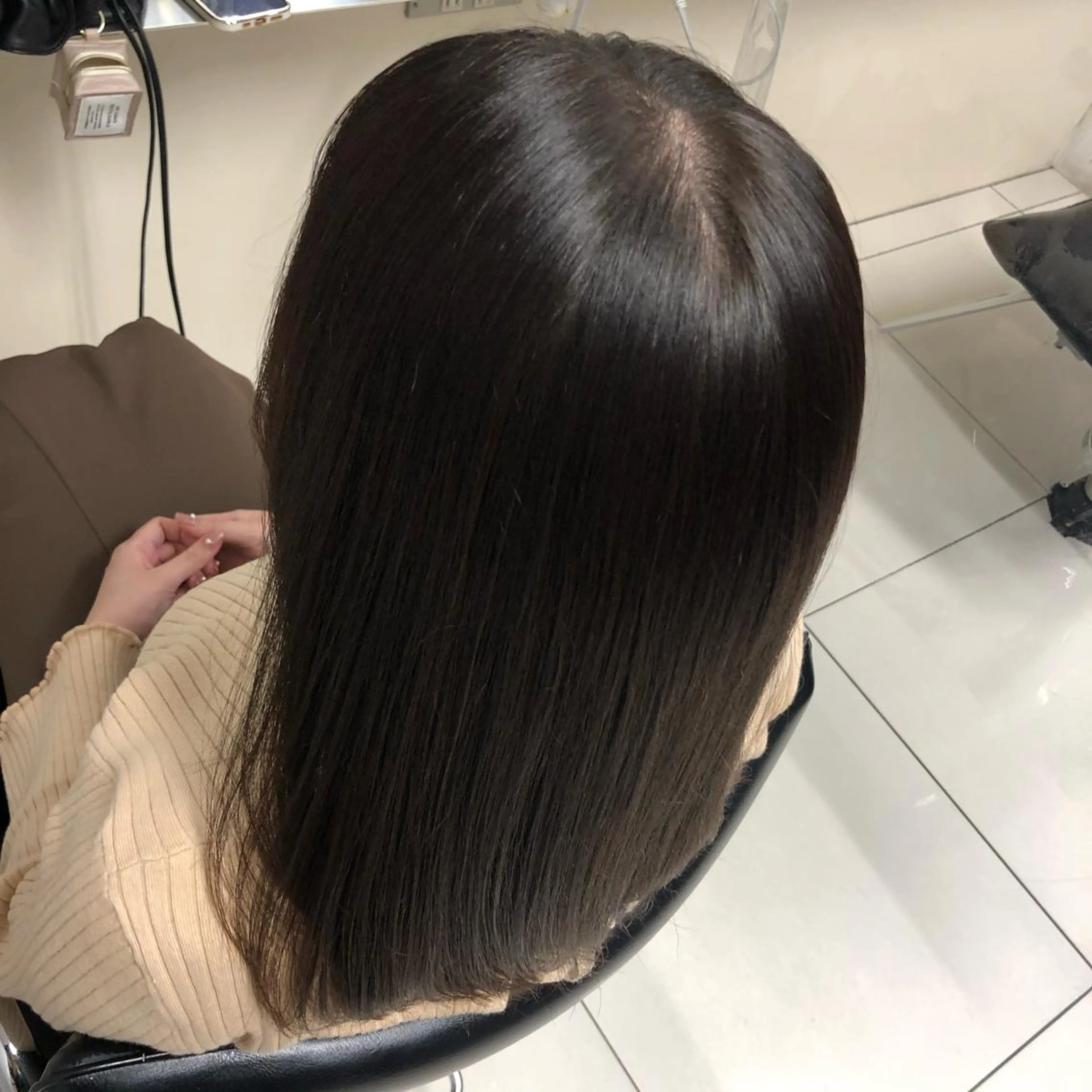 ロング カラー まつ毛/アイブロウ /髪質改善カラーのヘアスタイル