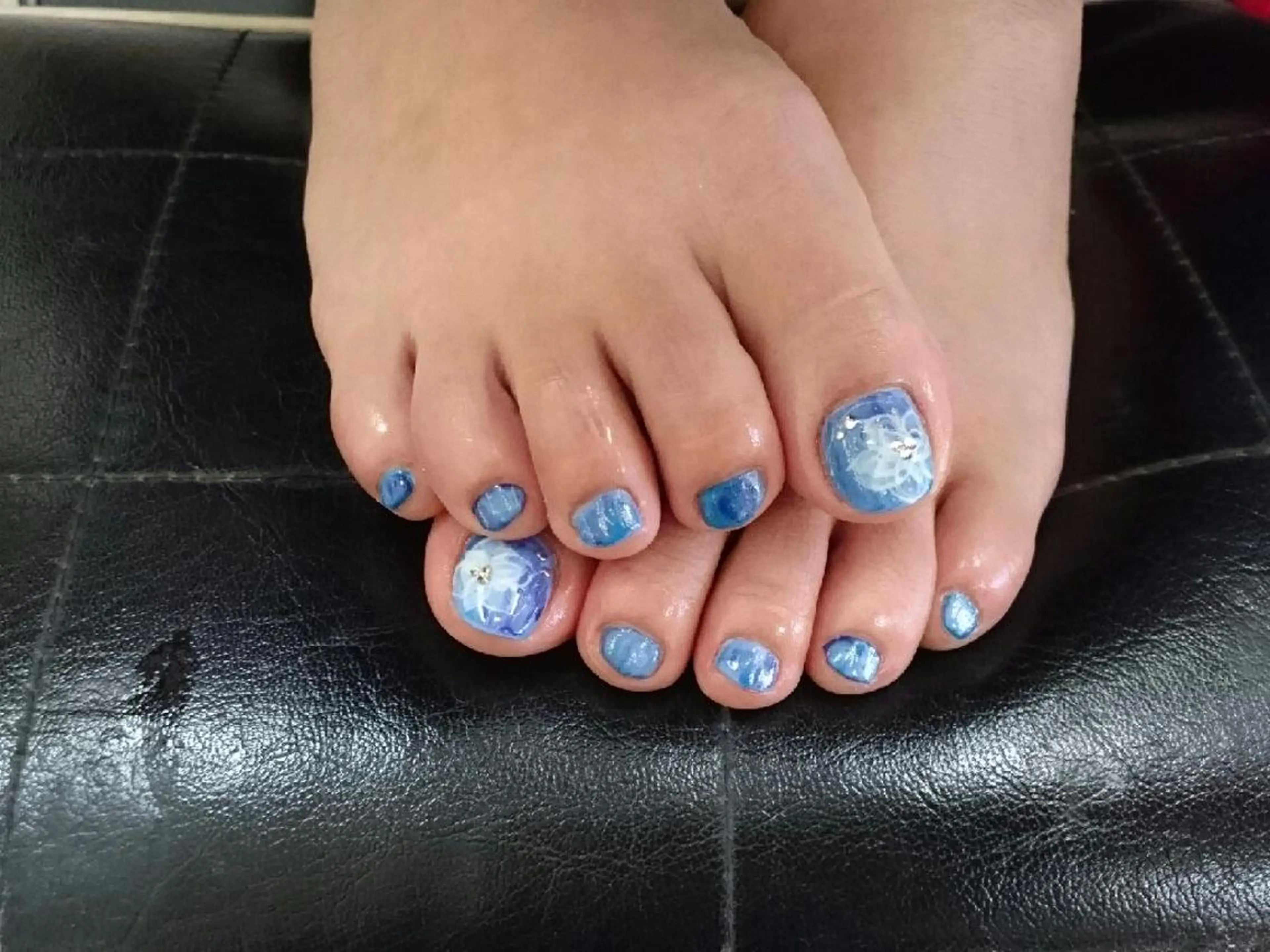 セミロング ミディアム ショート ネイル nail salon Blancのネイルデザイン