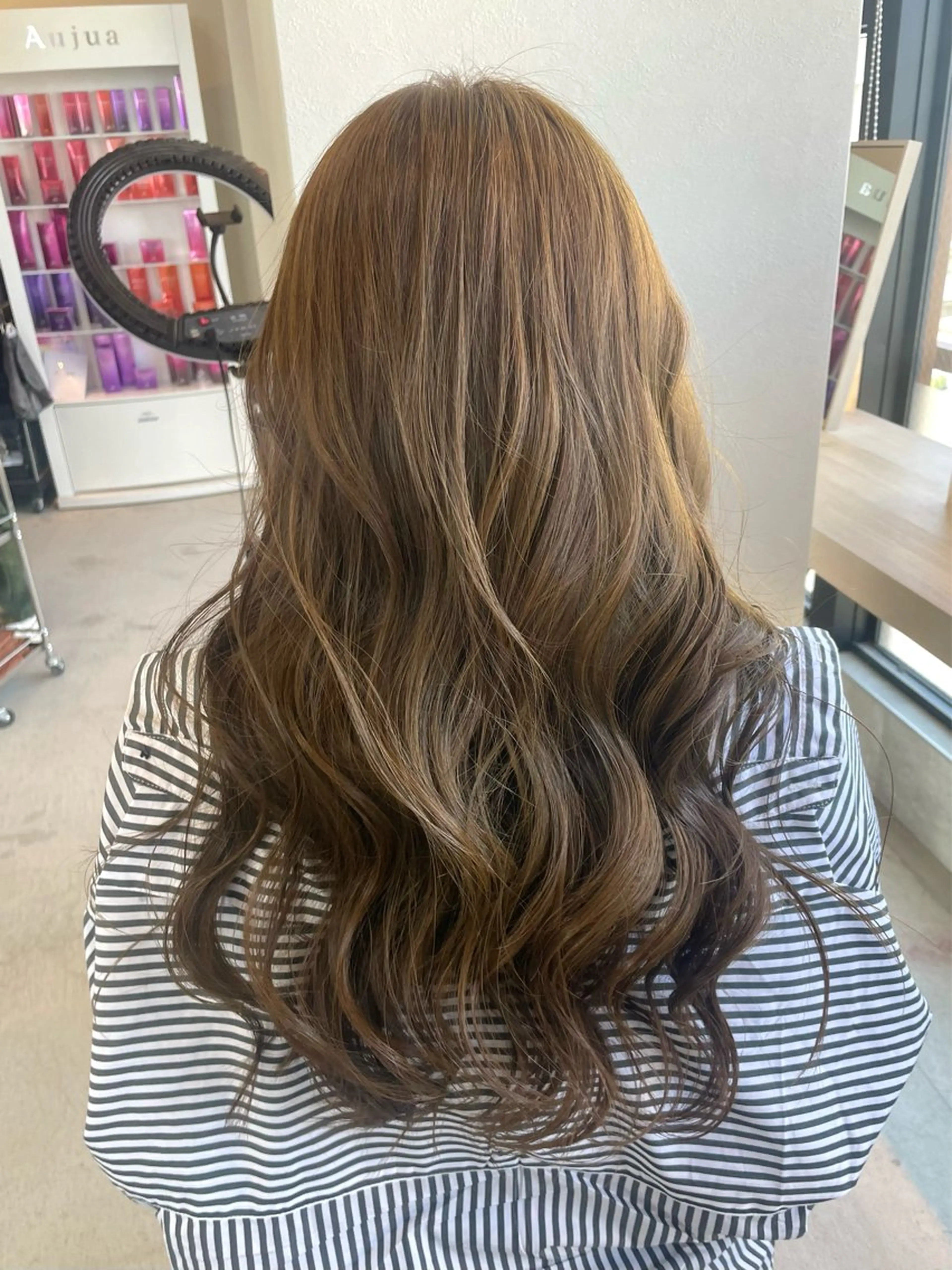 セミロング アッシュ LUDIQUE【ルディック】所属・AKI ✄のヘアスタイル