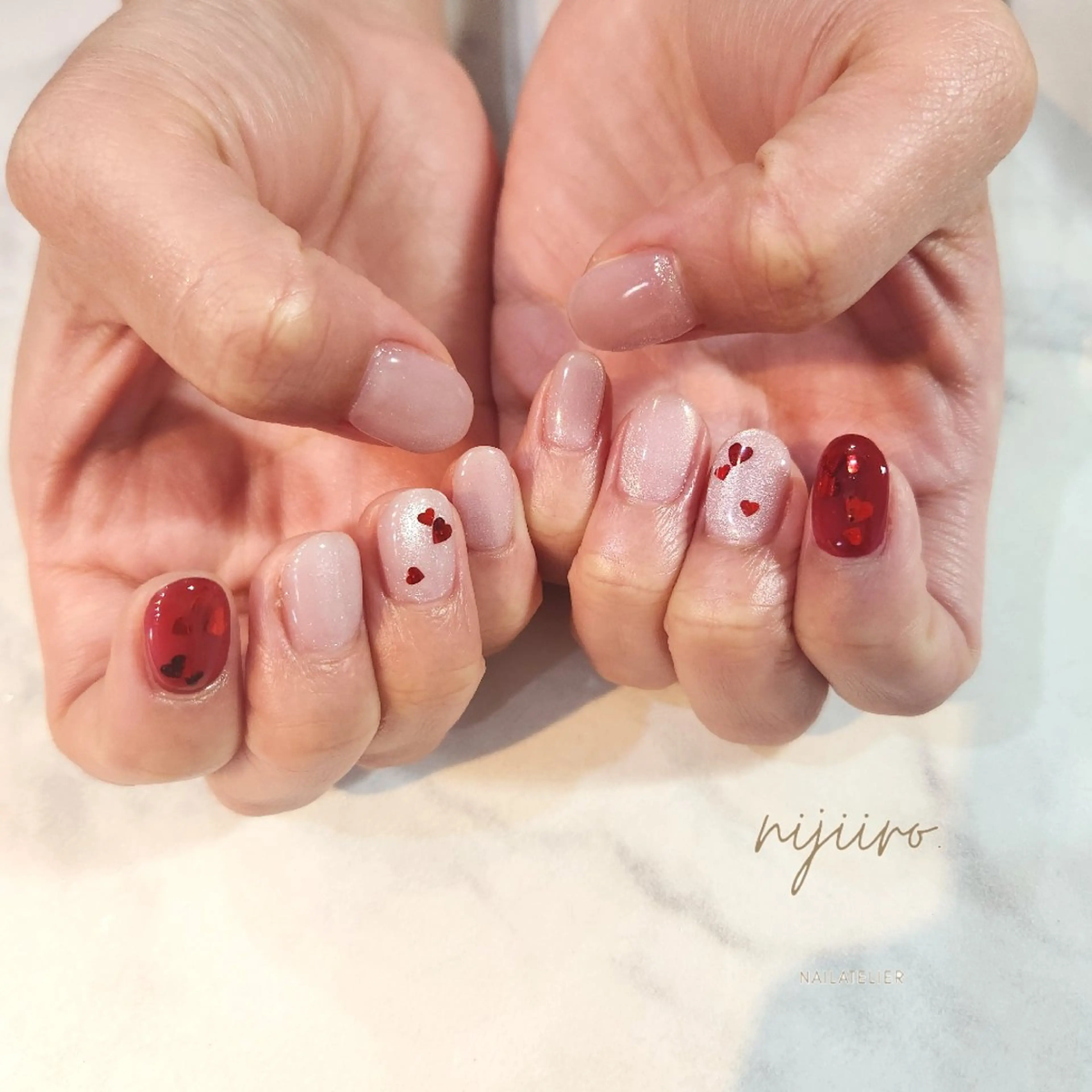 ネイル ハンドネイル nailatelier nijiiro.所属・nijiiro🌈 サトウのネイルデザイン