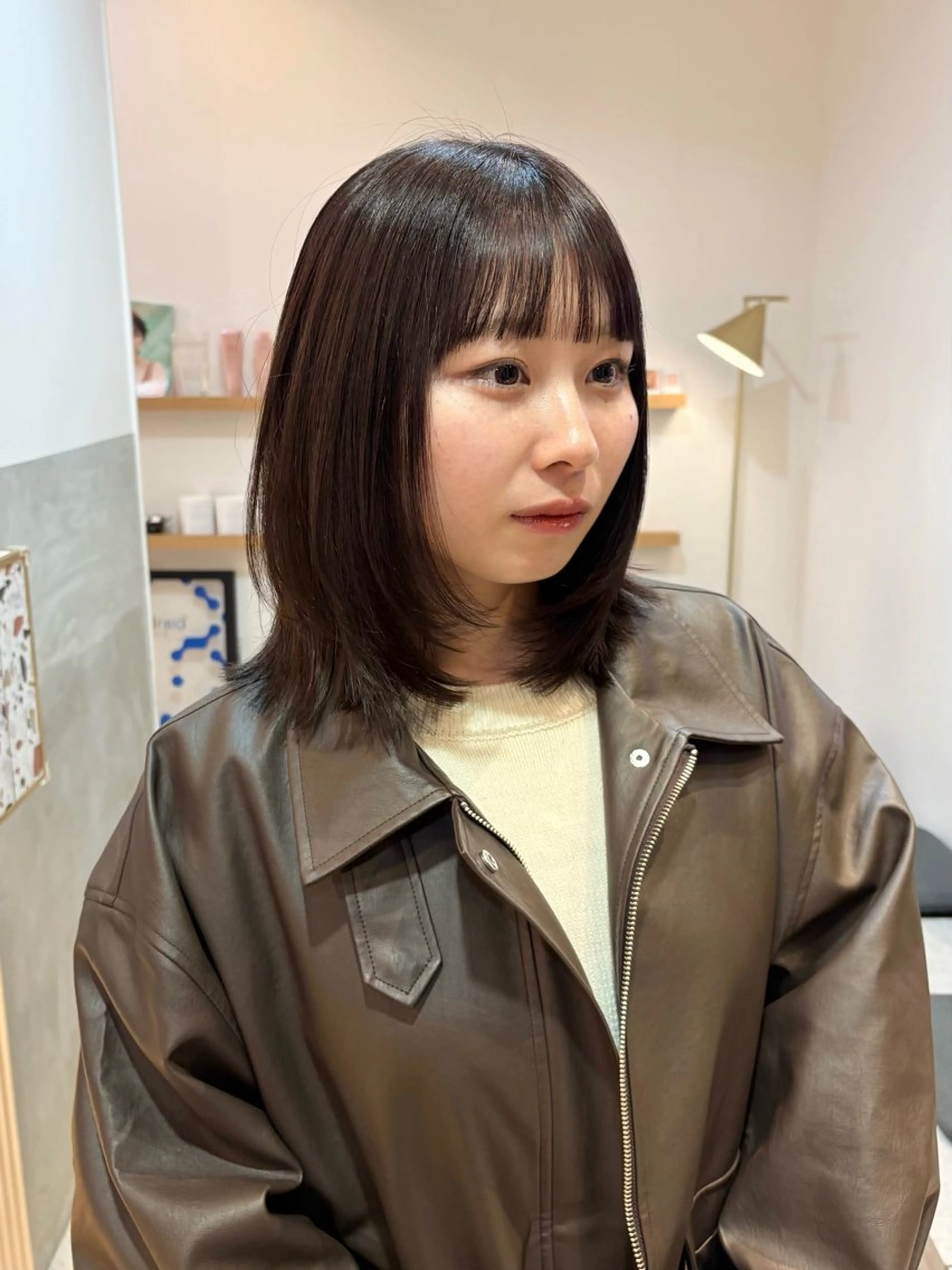 ショート 似合わせ/透明感 /レイヤー/りほ🤍のヘアスタイル