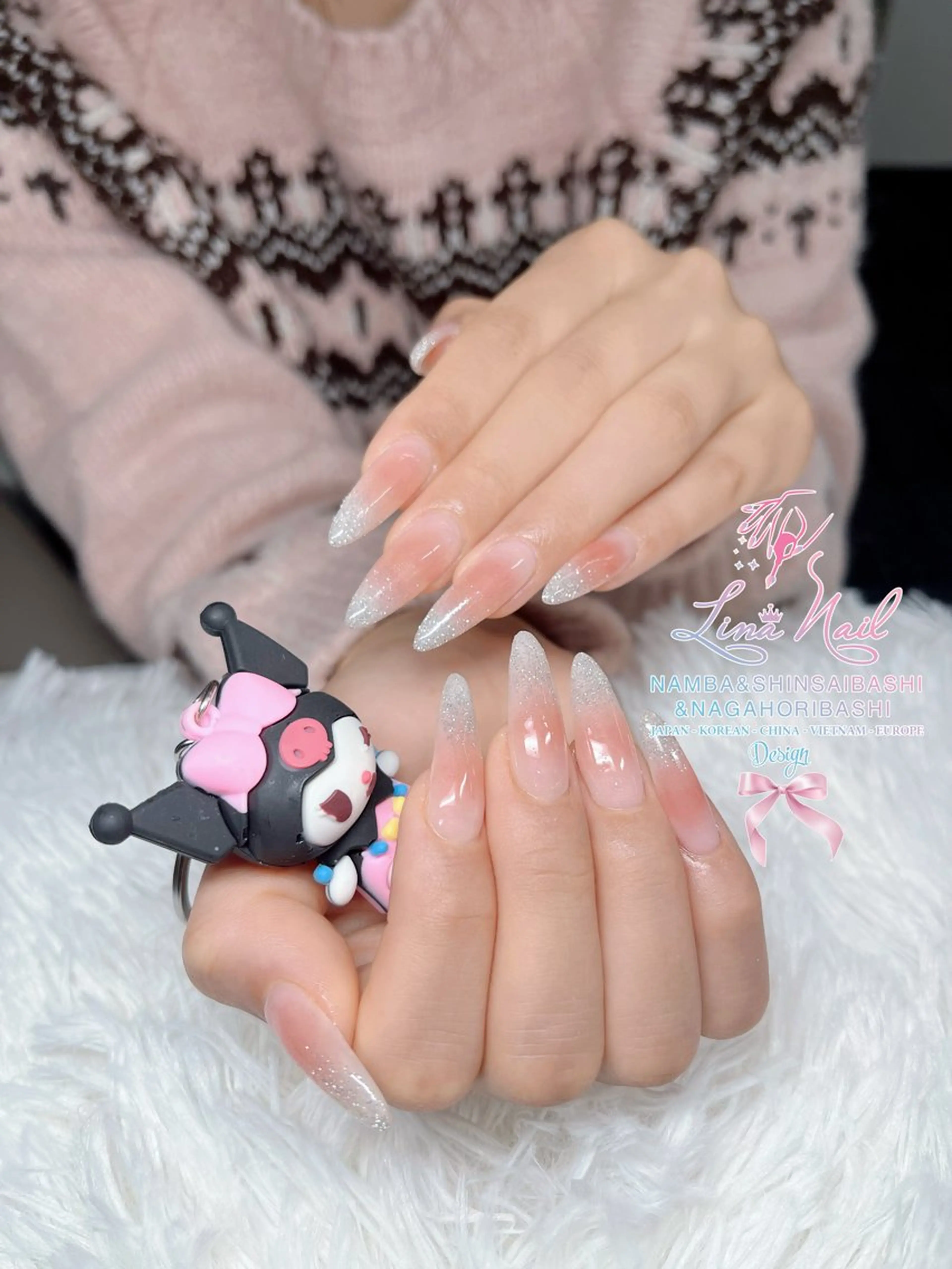 ネイル チークネイル 桜ネイル フラッシュネイル フットネイル ジェルネイル リナネイル 長堀橋店／東心斎橋店のネイルデザイン