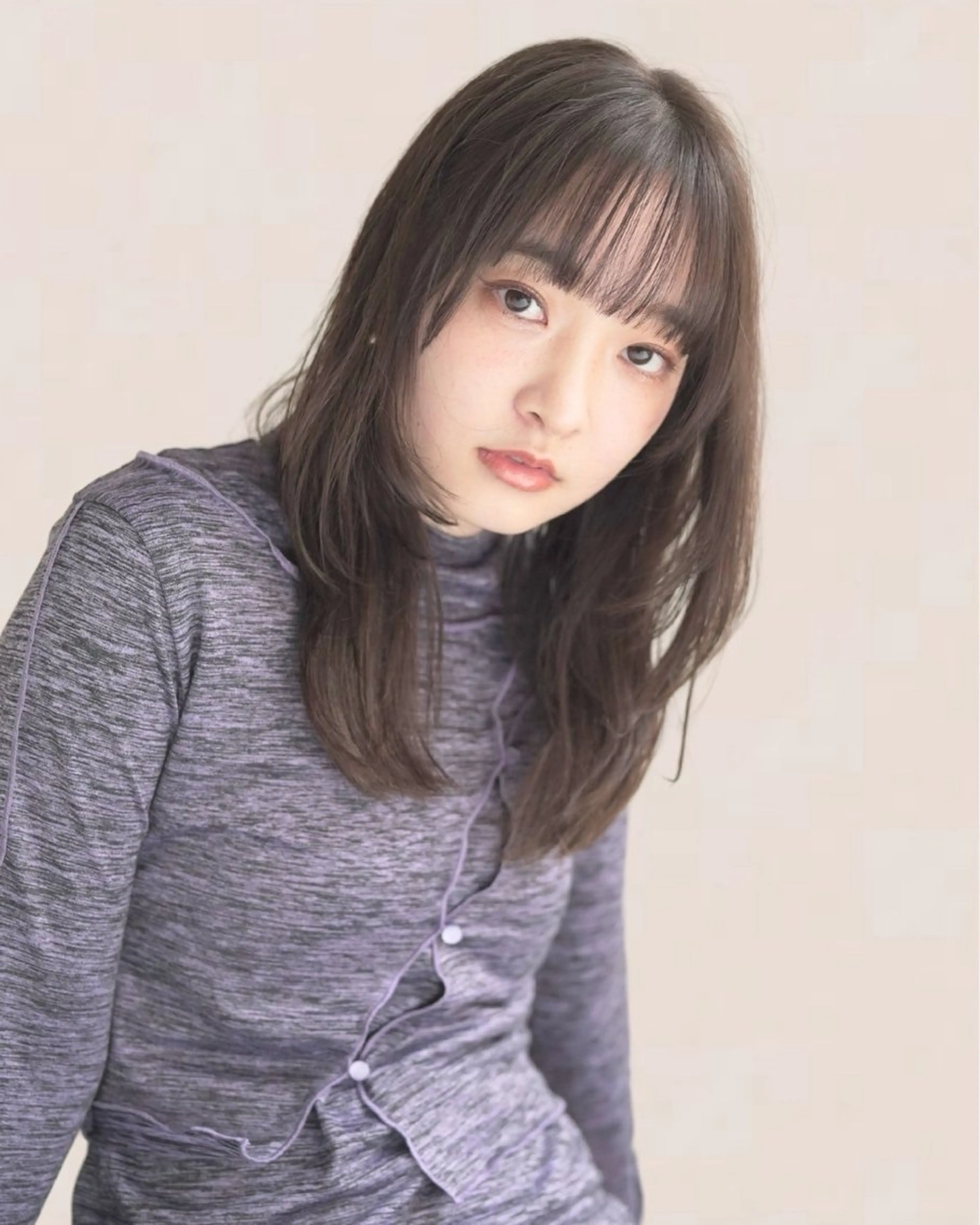 セミロング Joule 建山美友のヘアスタイル