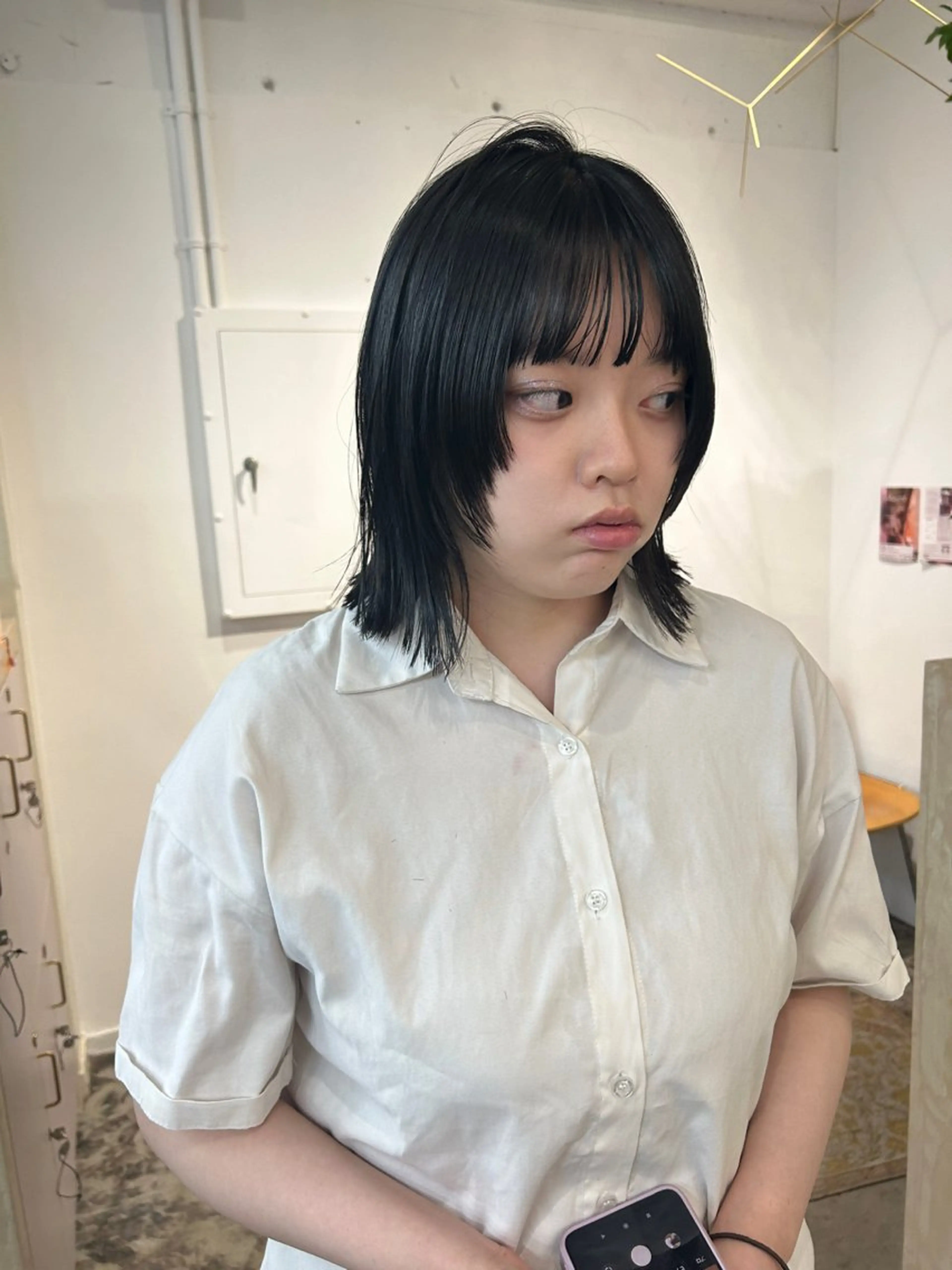 ミディアム 原 瑞希のヘアスタイル