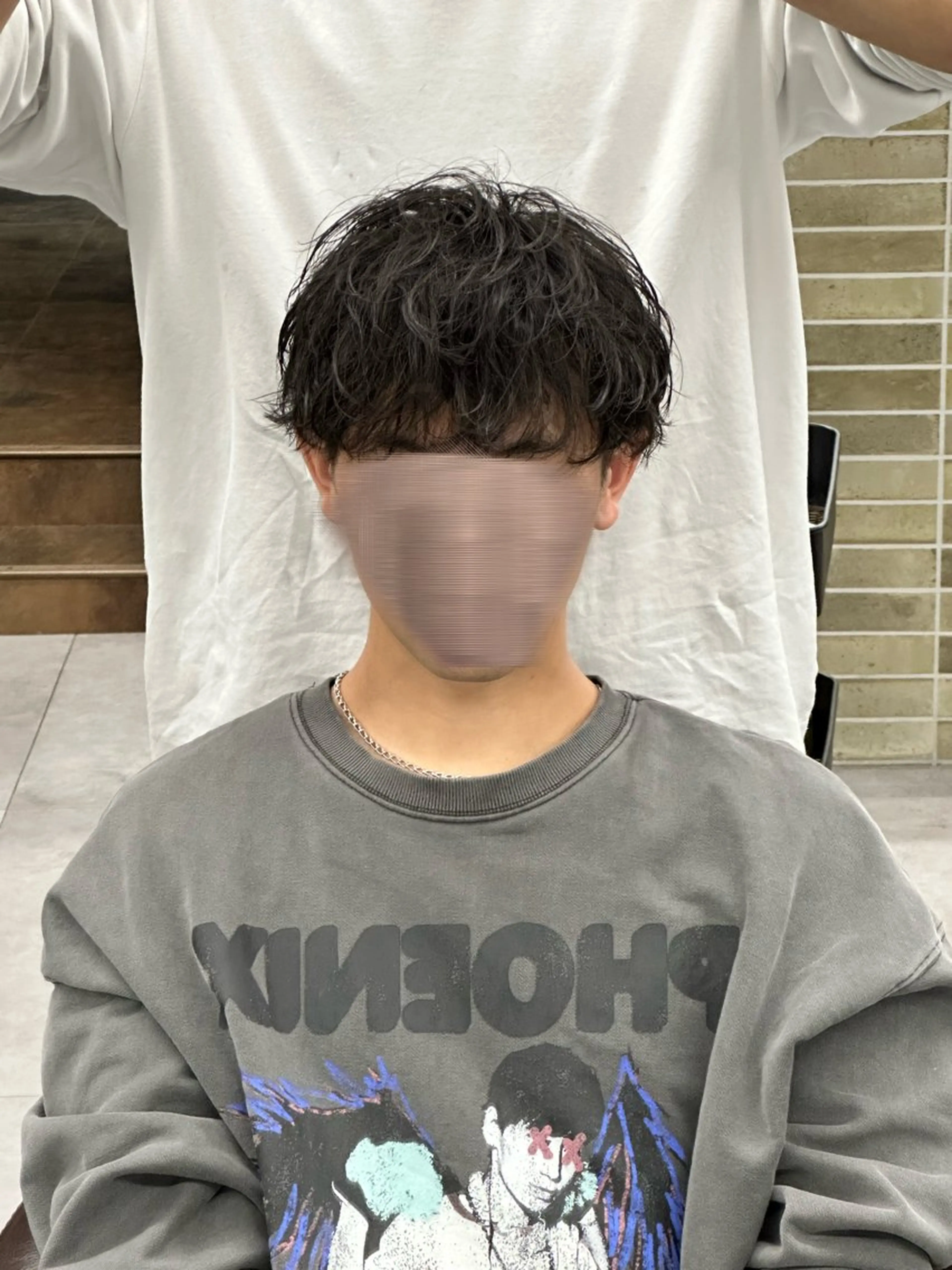 パーマ メンズ メンズパーマ カット ヘアカラー パーマ トリートメント ヘッドスパ ルシクラージュ武蔵小杉店所属・✨美髪縮毛矯正✨ 丸山智久のヘアスタイル