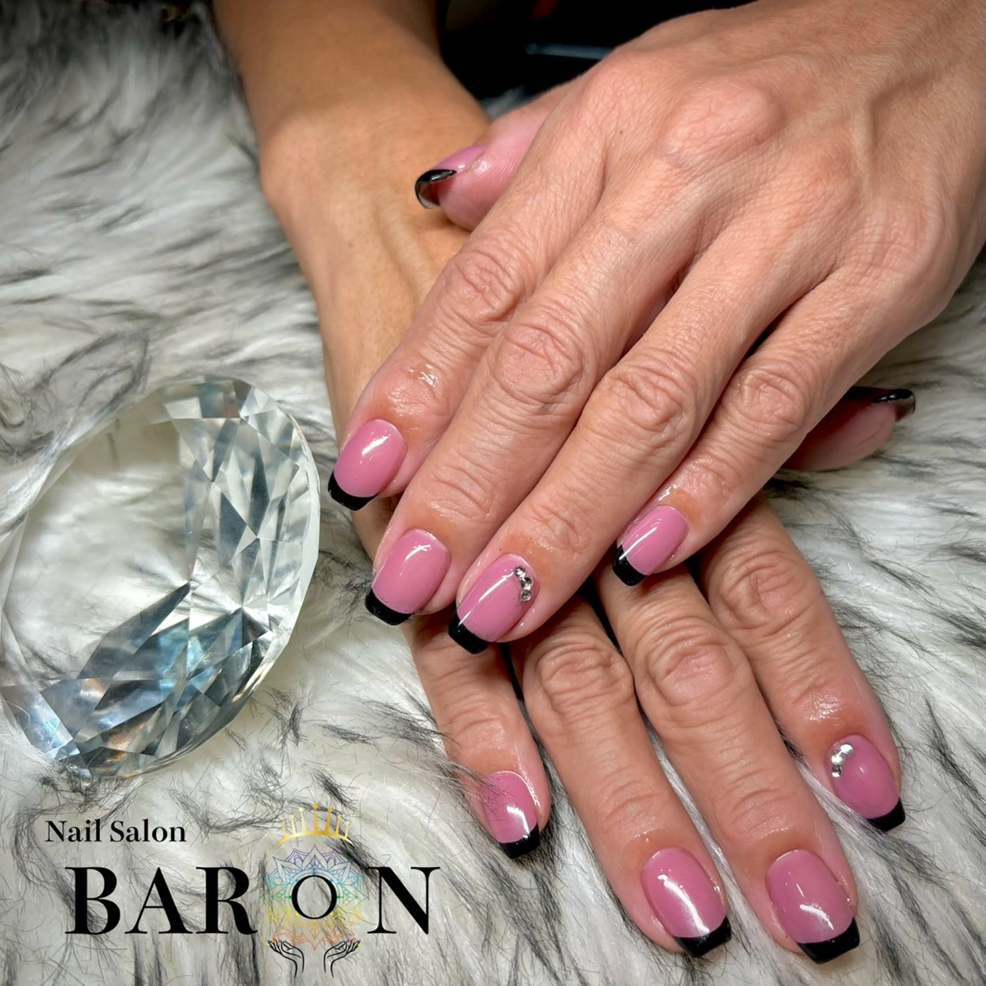 ネイル フレンチネイル ハンドネイル ♛BARON♛ MANAのネイルデザイン