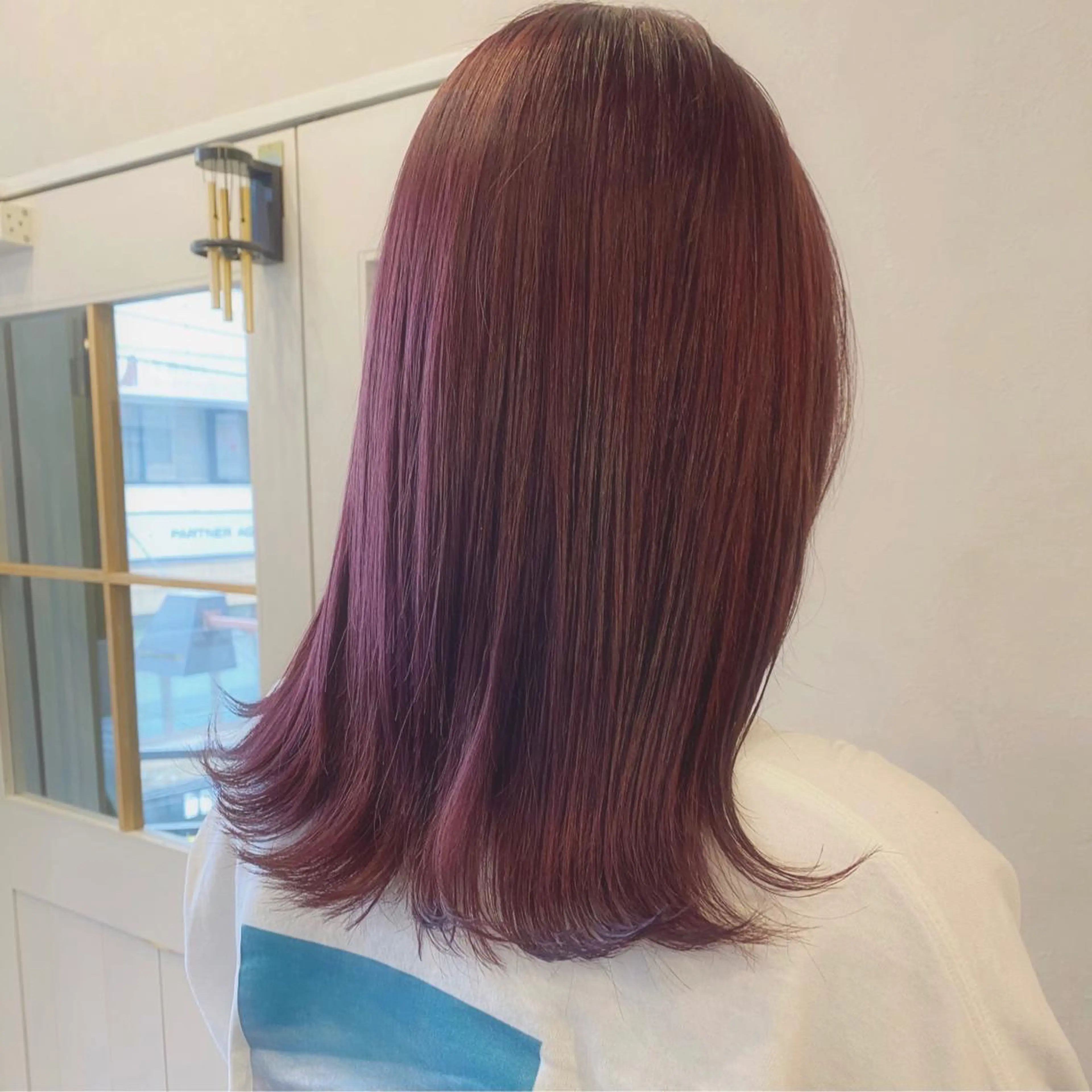 セミロング ヘアカラー 💖透明感カラー HAYATO💖のヘアスタイル