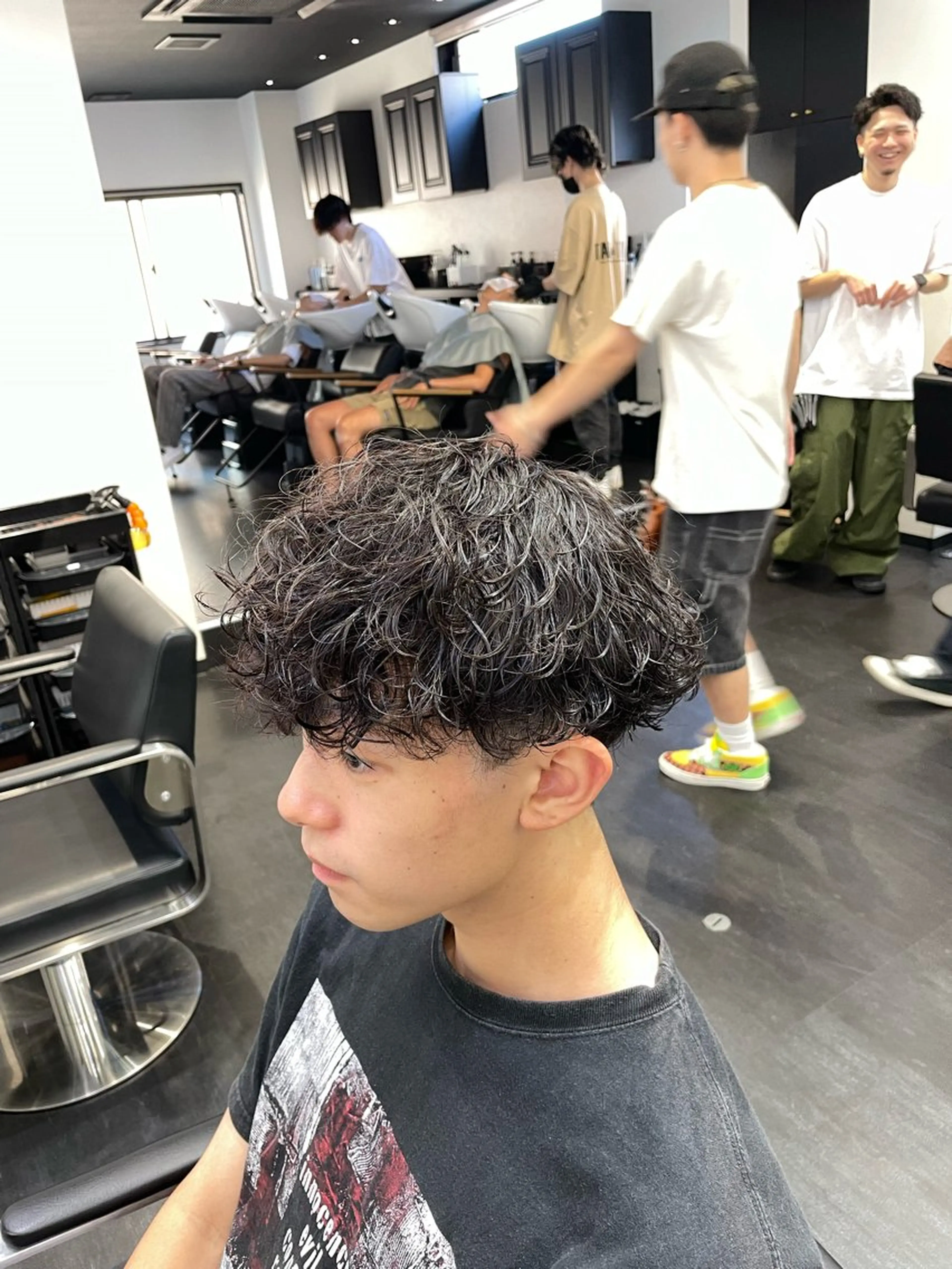 パーマ メンズ メンズパーマ 波巻きパーマ カット パーマ ✨ツイスパ特化✨鈴木 遼太のヘアスタイル
