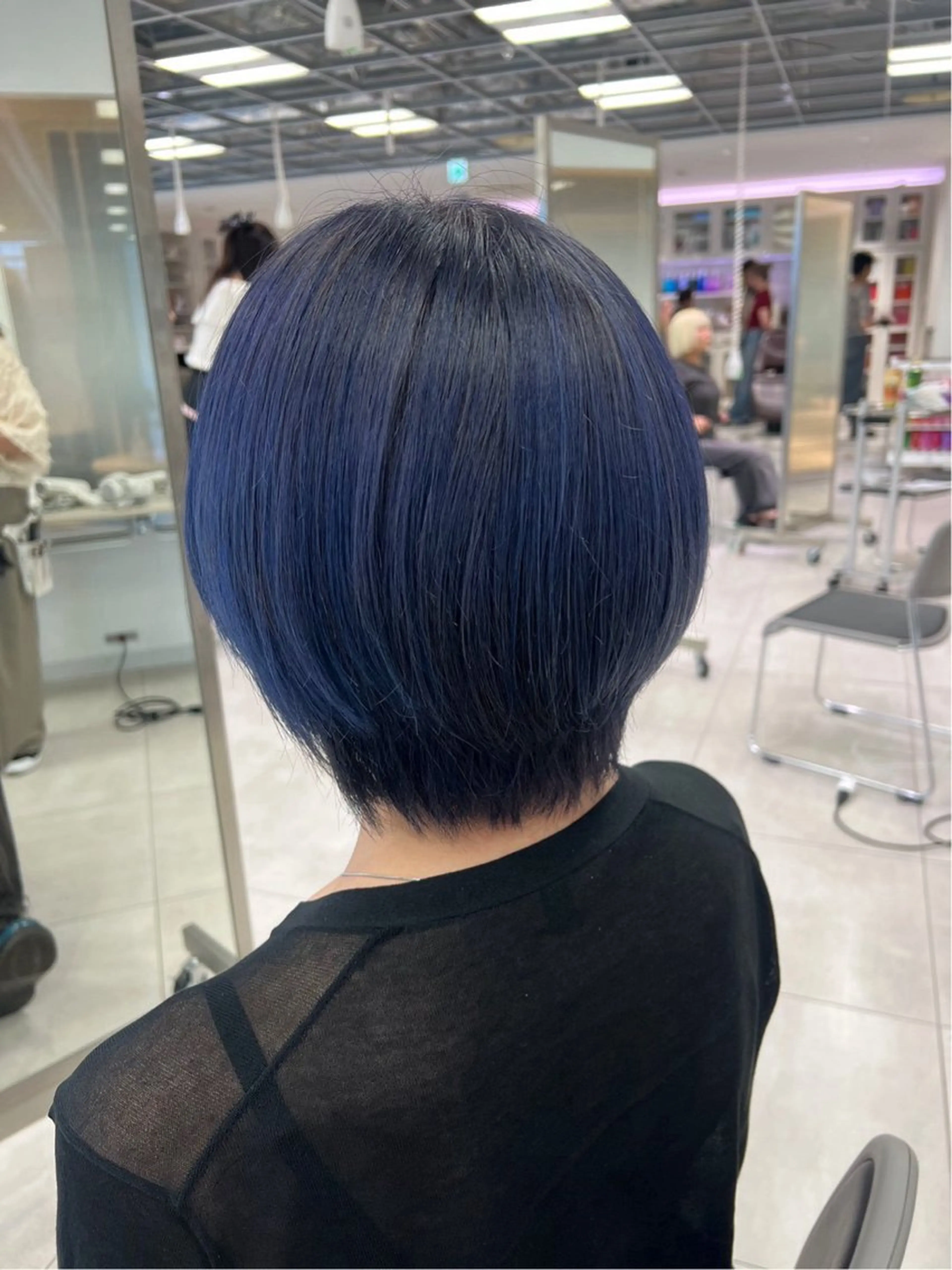 ショート ヘアカラー ハイトーン/韓国ヘア sena🩵のヘアスタイル