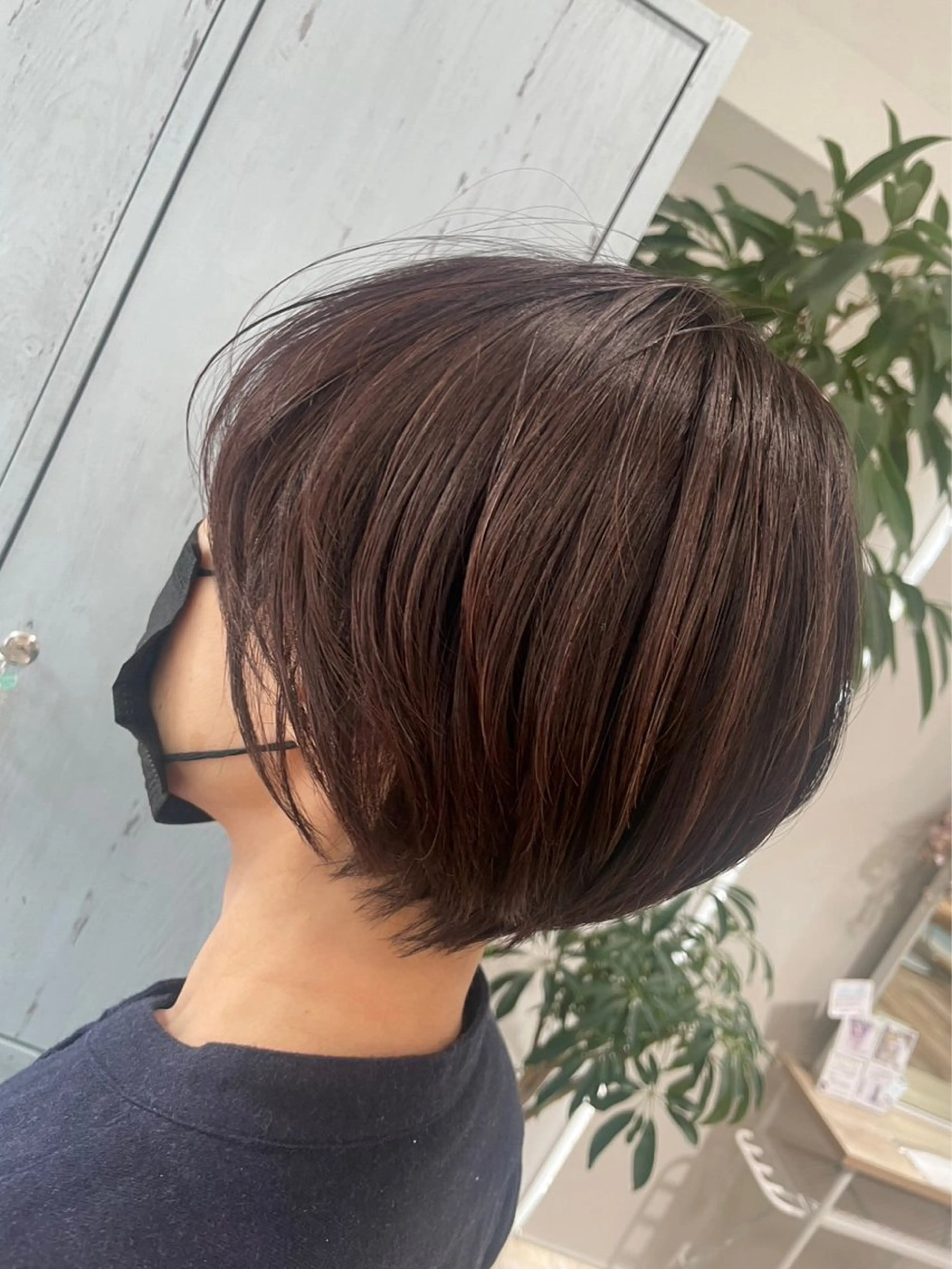 ショート カット パーマ トリートメント 艶々暖色カラー/ 透明感/kohinaのヘアスタイル