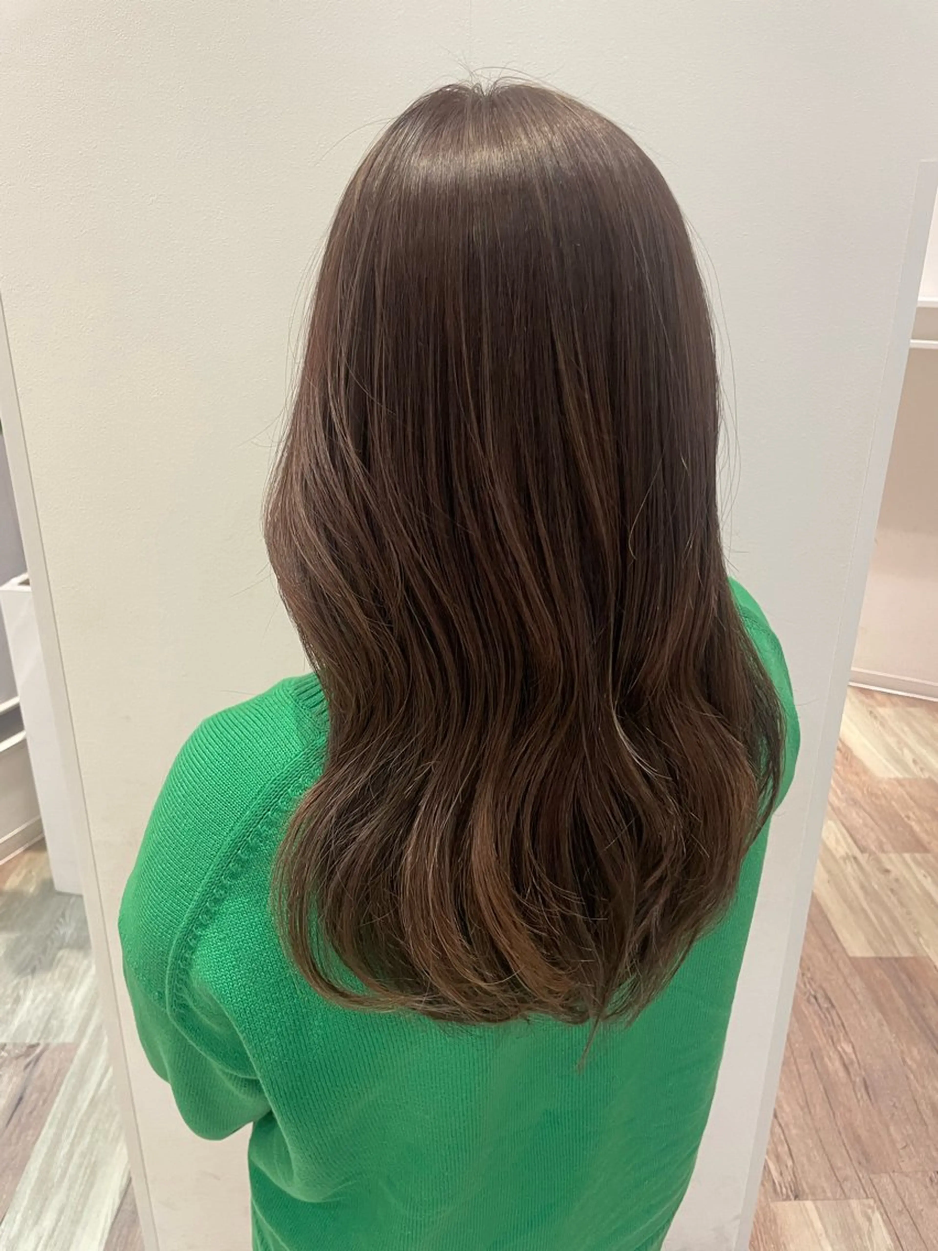 ロング カラー 透明感カラー カット ヘアカラー トリートメント k-two✨たき艶感 カラー／美髪矯正のヘアスタイル